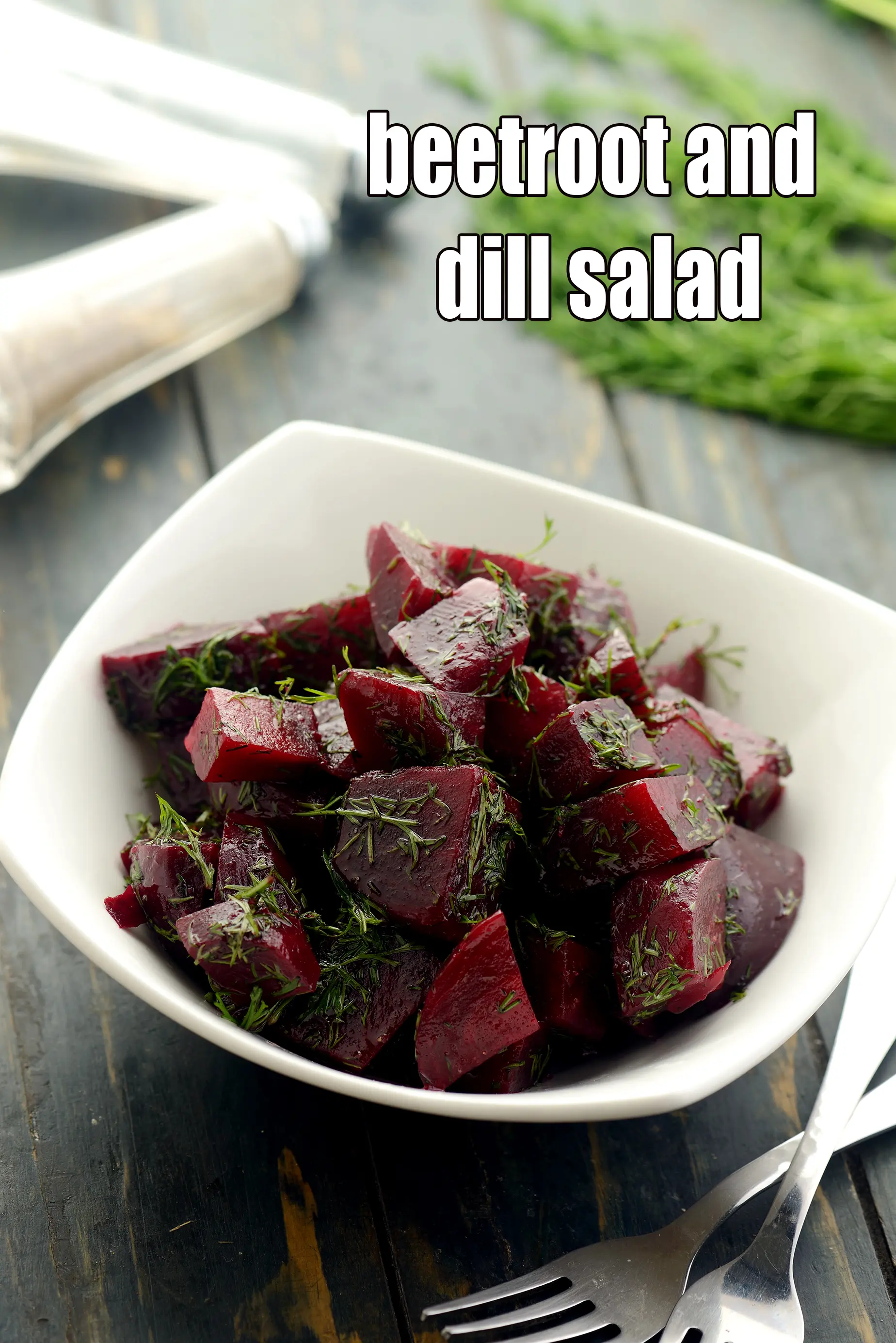 beetroot and dill salad recipe | Indian style beetroot and dill salad | healthy chukandar and dill salad |