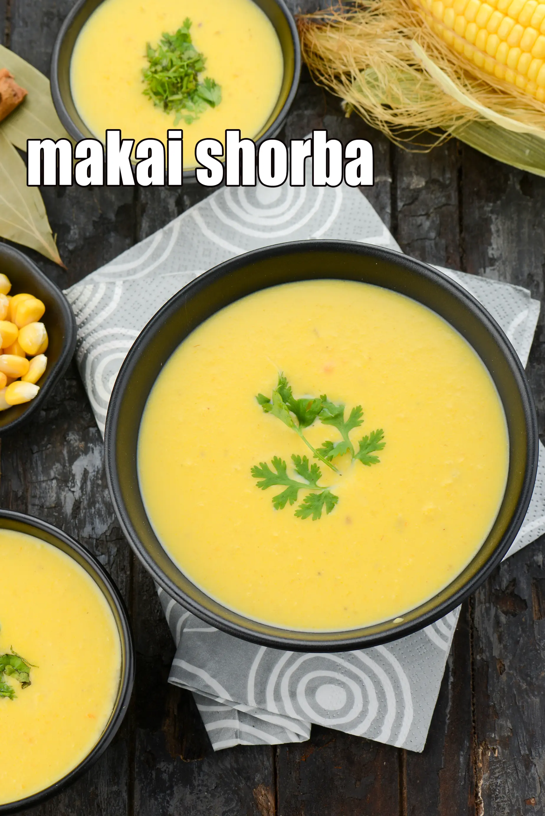 makai shorba recipe | Indian bhutte ka shorba | creamy sweet corn soup |