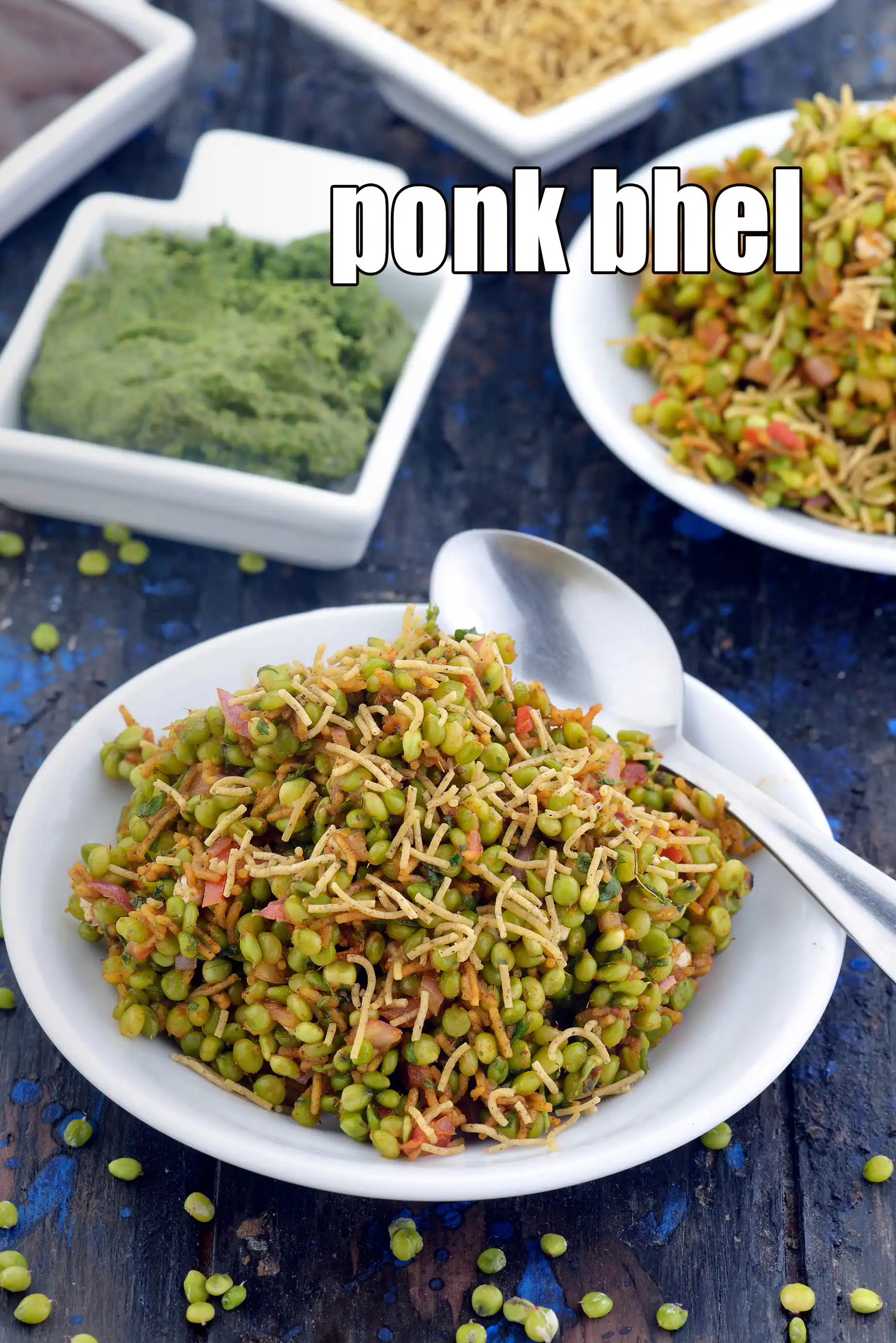 ponk bhel recipe | hurda bhel | tender jowar bhel |