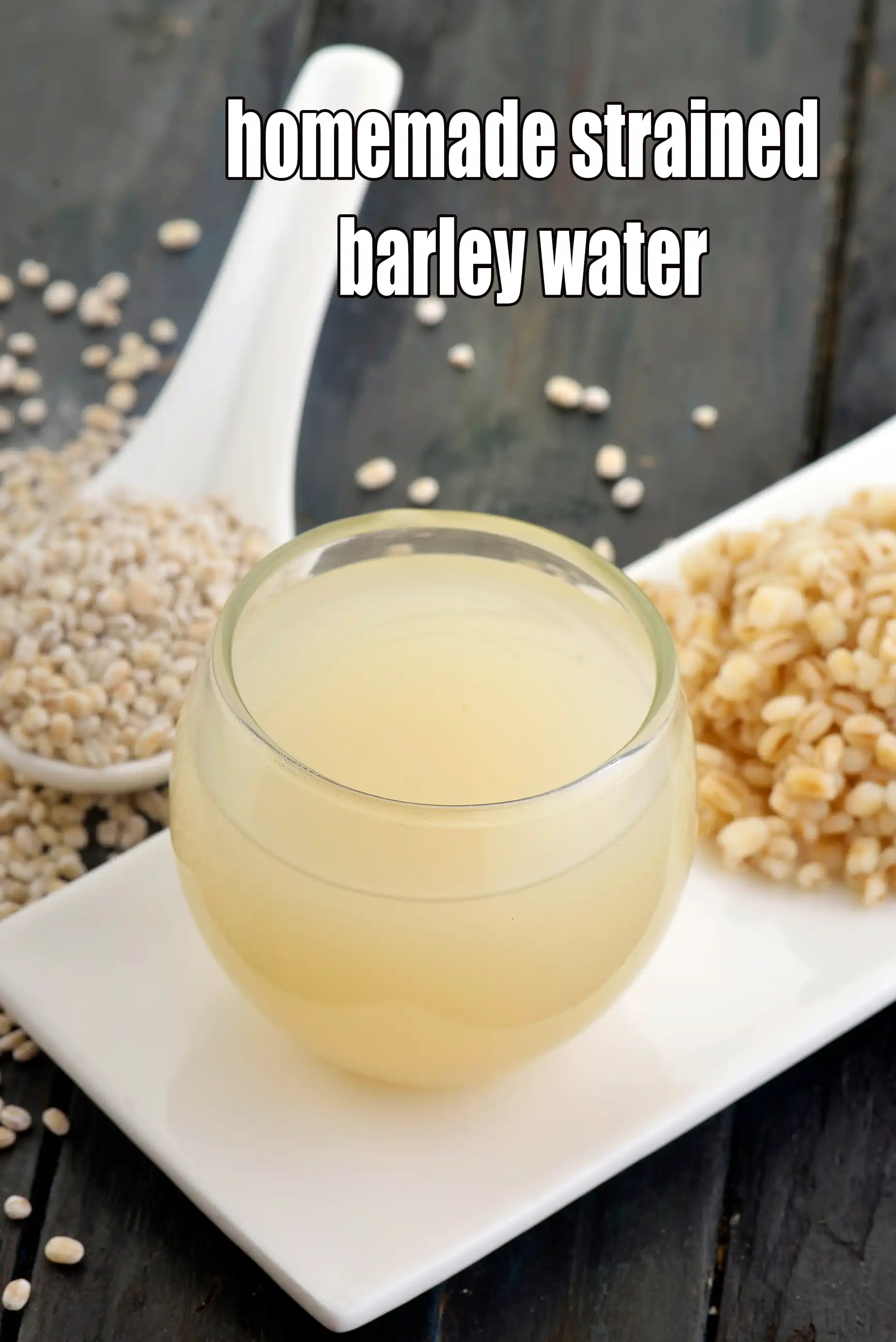homemade strained barley water recipe | clear fluid diet |