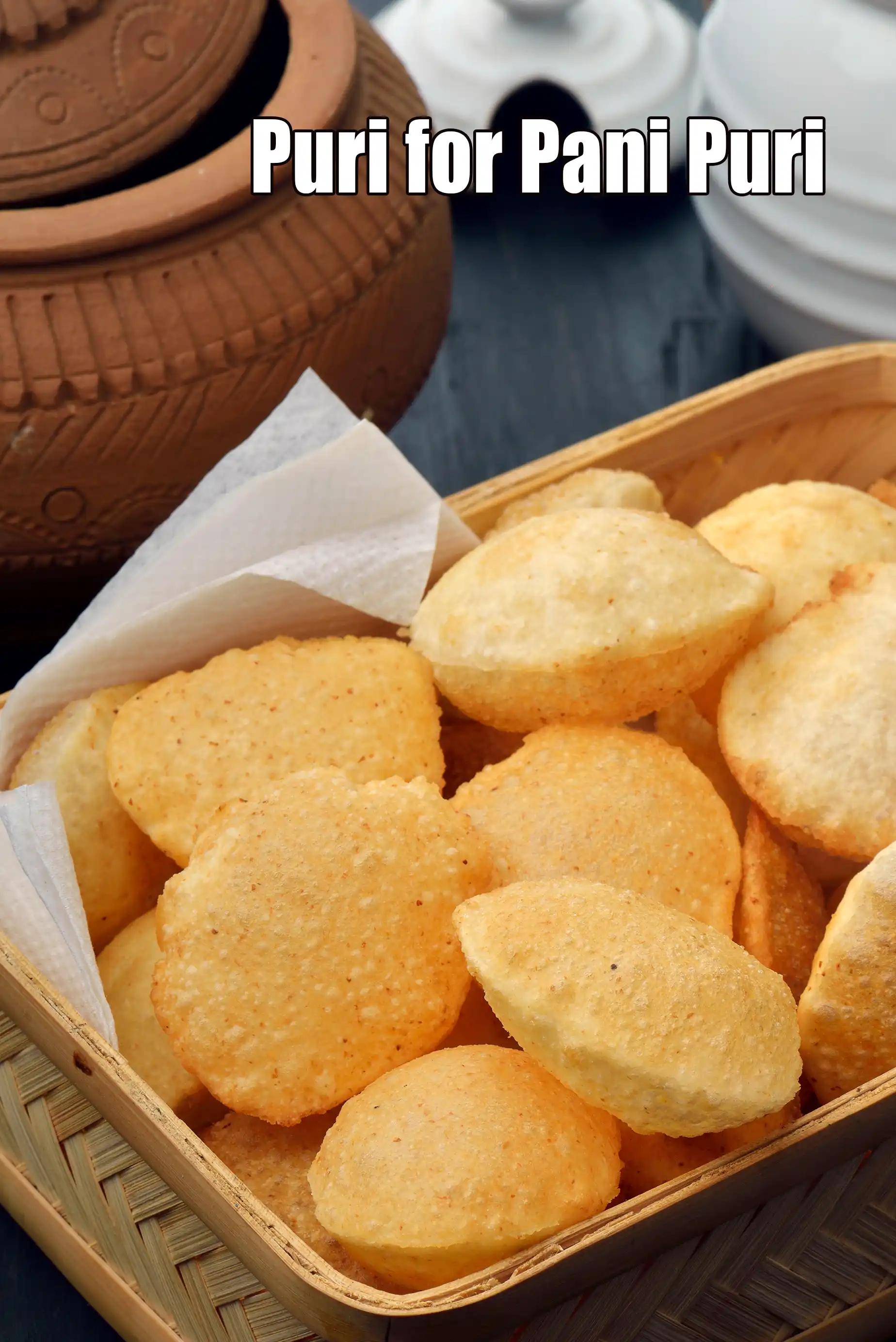 Puri for Pani Puri | Golgappa Puri | homemade Puchka puri | Pani ke batashe |