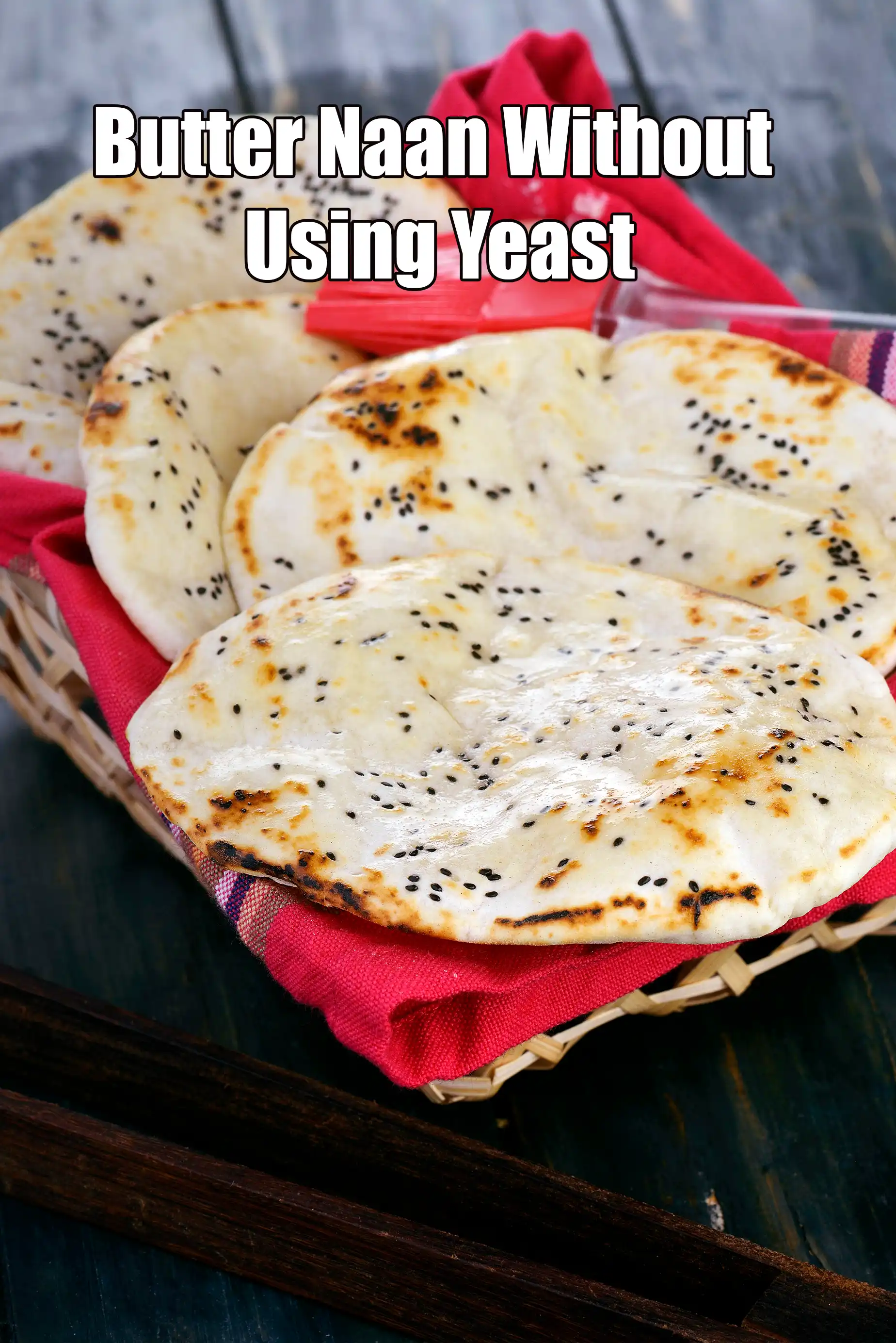 Butter Naan Without Using Yeast, Naan Made On Stove Top Or Tava recipe