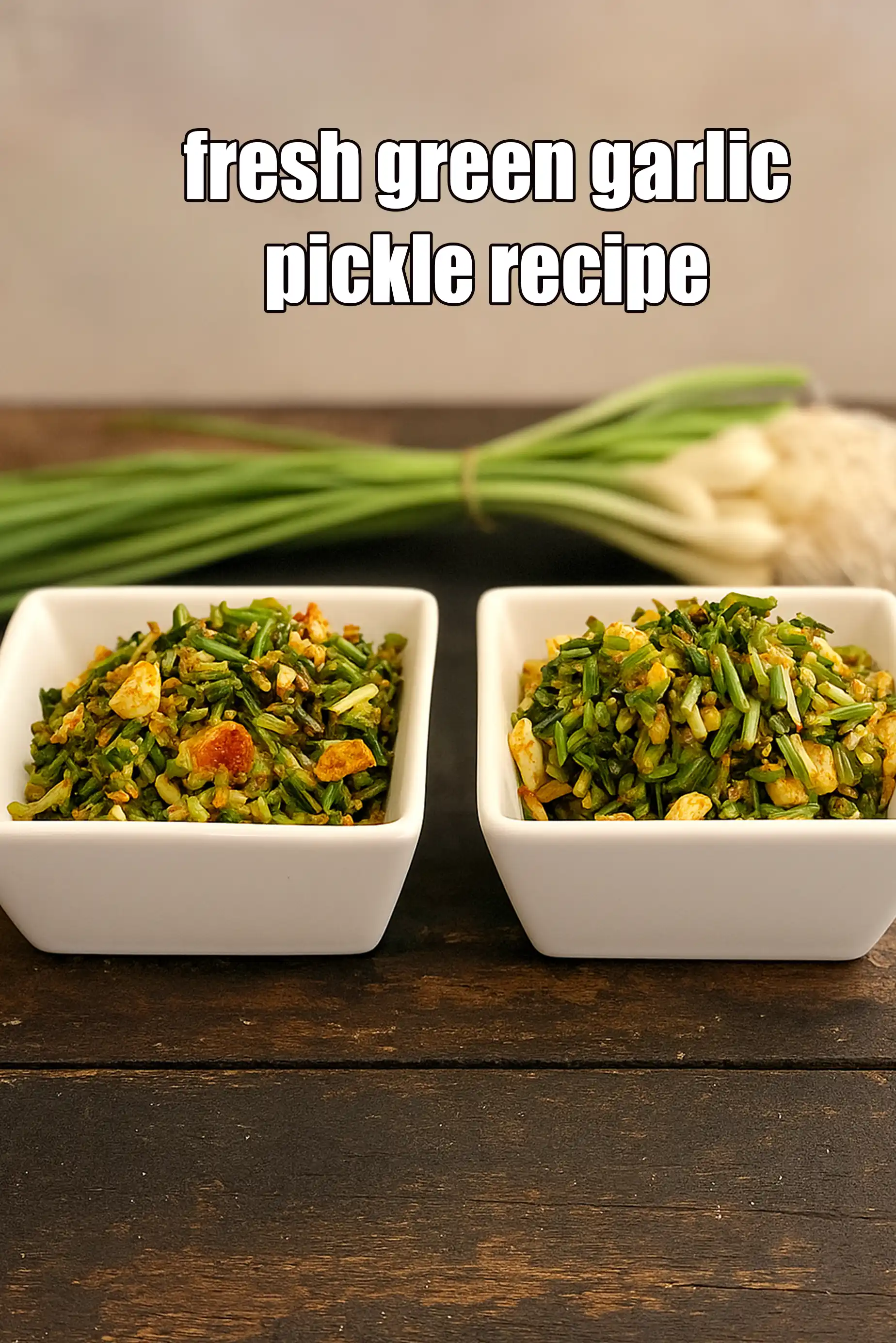 fresh green garlic pickle recipe | hara lehsun ka achar  | pickled fresh garlic | healthy pickle for high blood pressure | low sodium sugar free pickle |