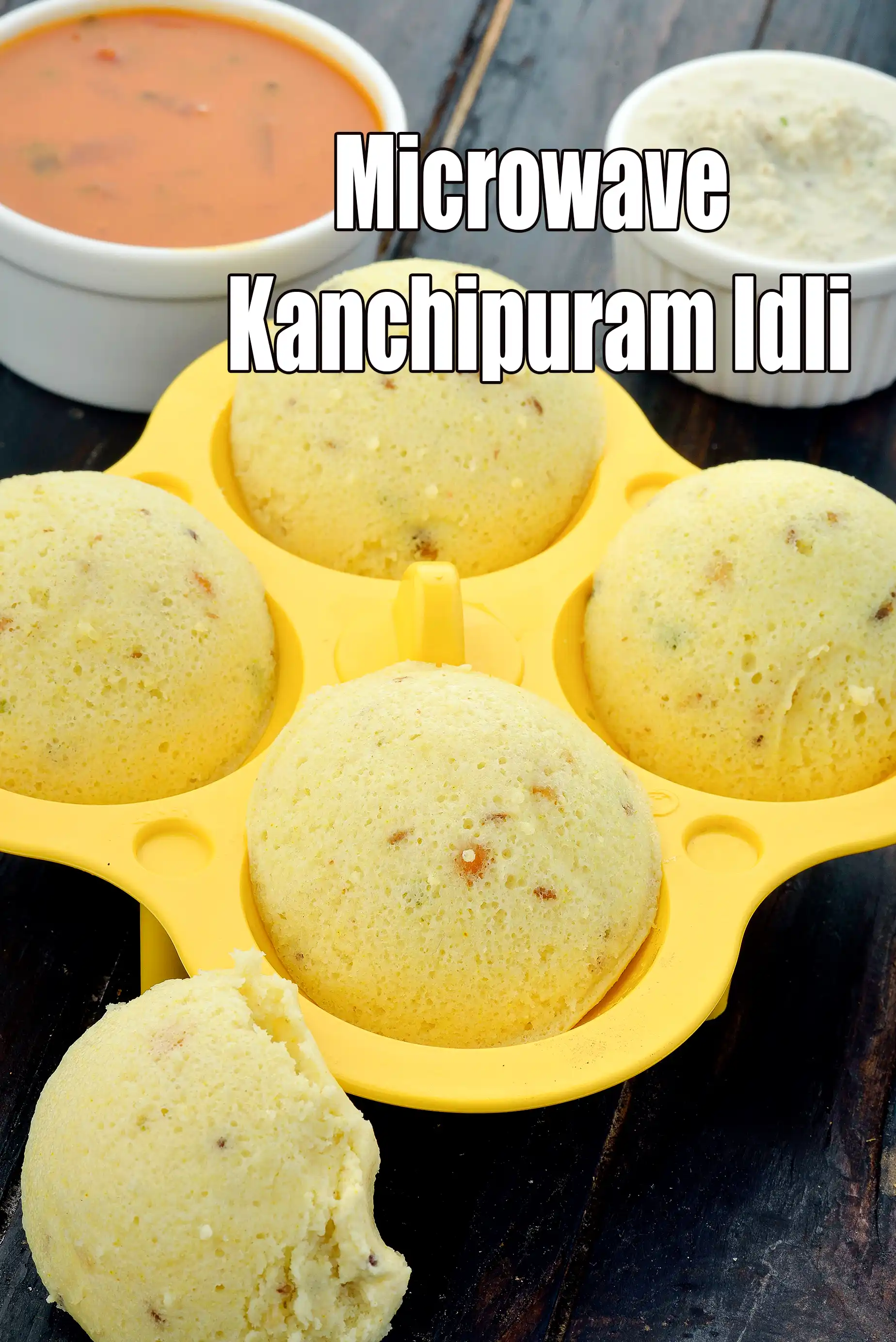 Microwave Kanchipuram Idli | quick Kanchipuram idli | South Indian microwave recipe |