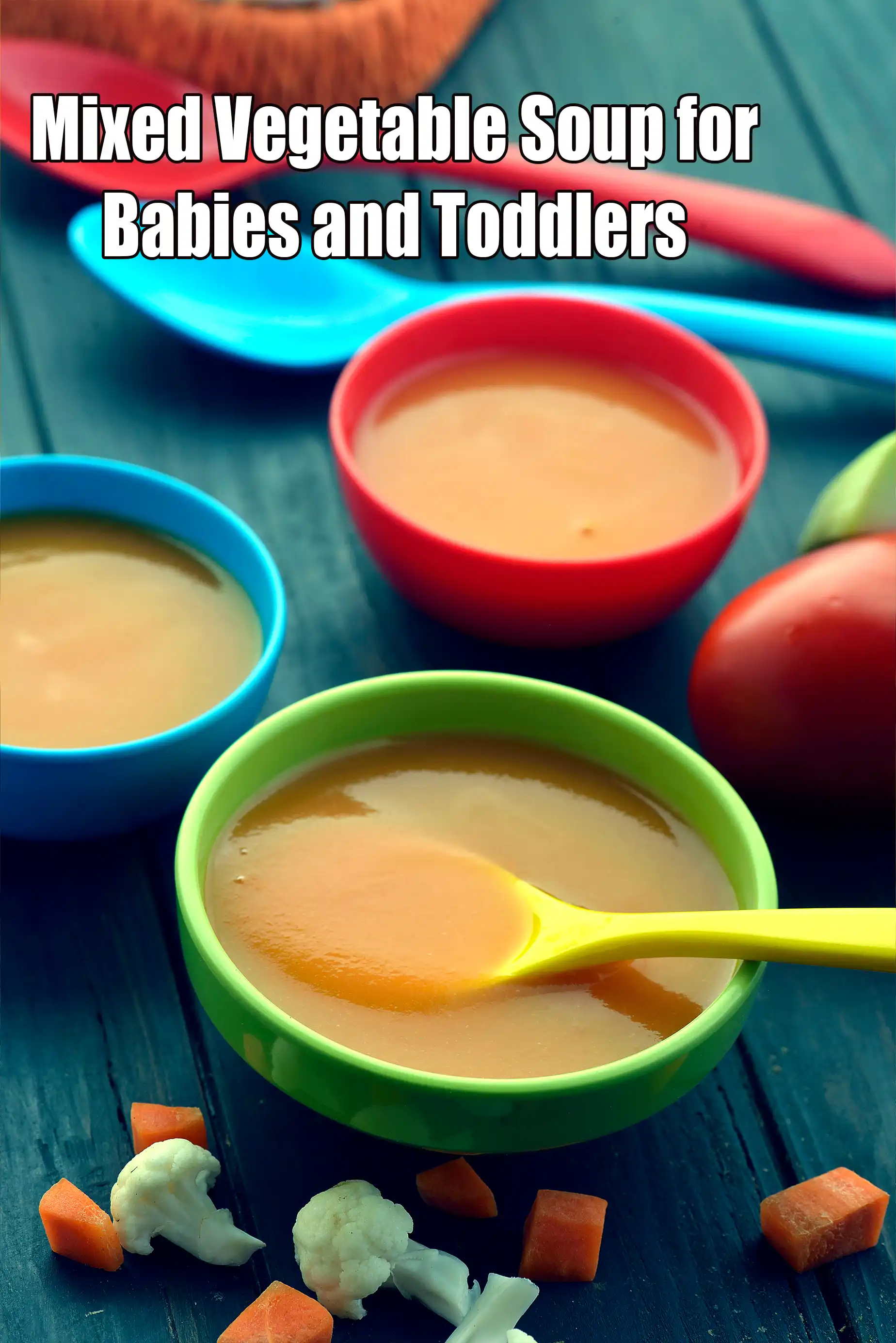 Mixed Vegetable Soup for Babies, Toddlers | Mix Vegetable Soup for Kids |