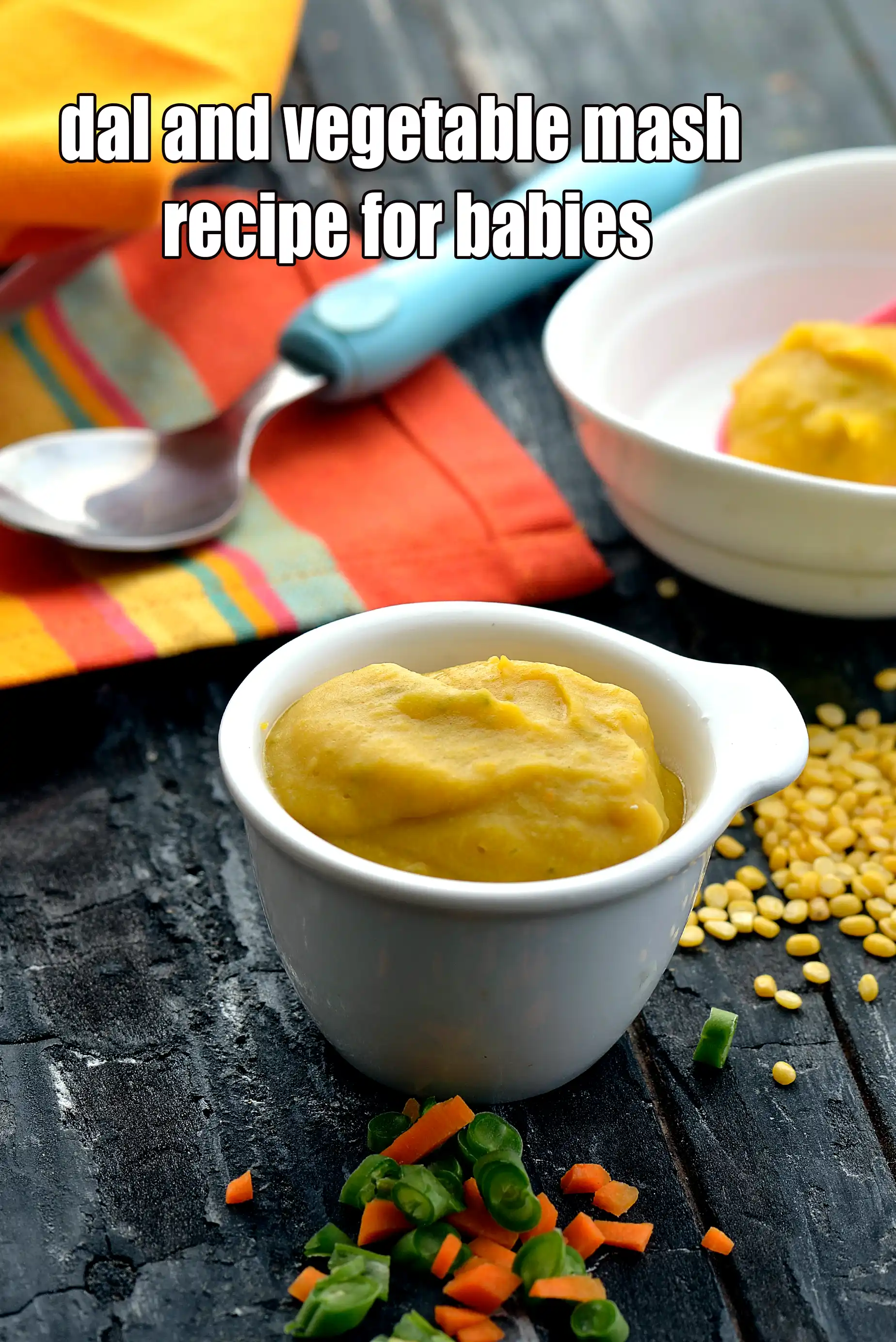 Dal and Vegetable Mash recipe for Babies and Toddler, Tarla Dalal