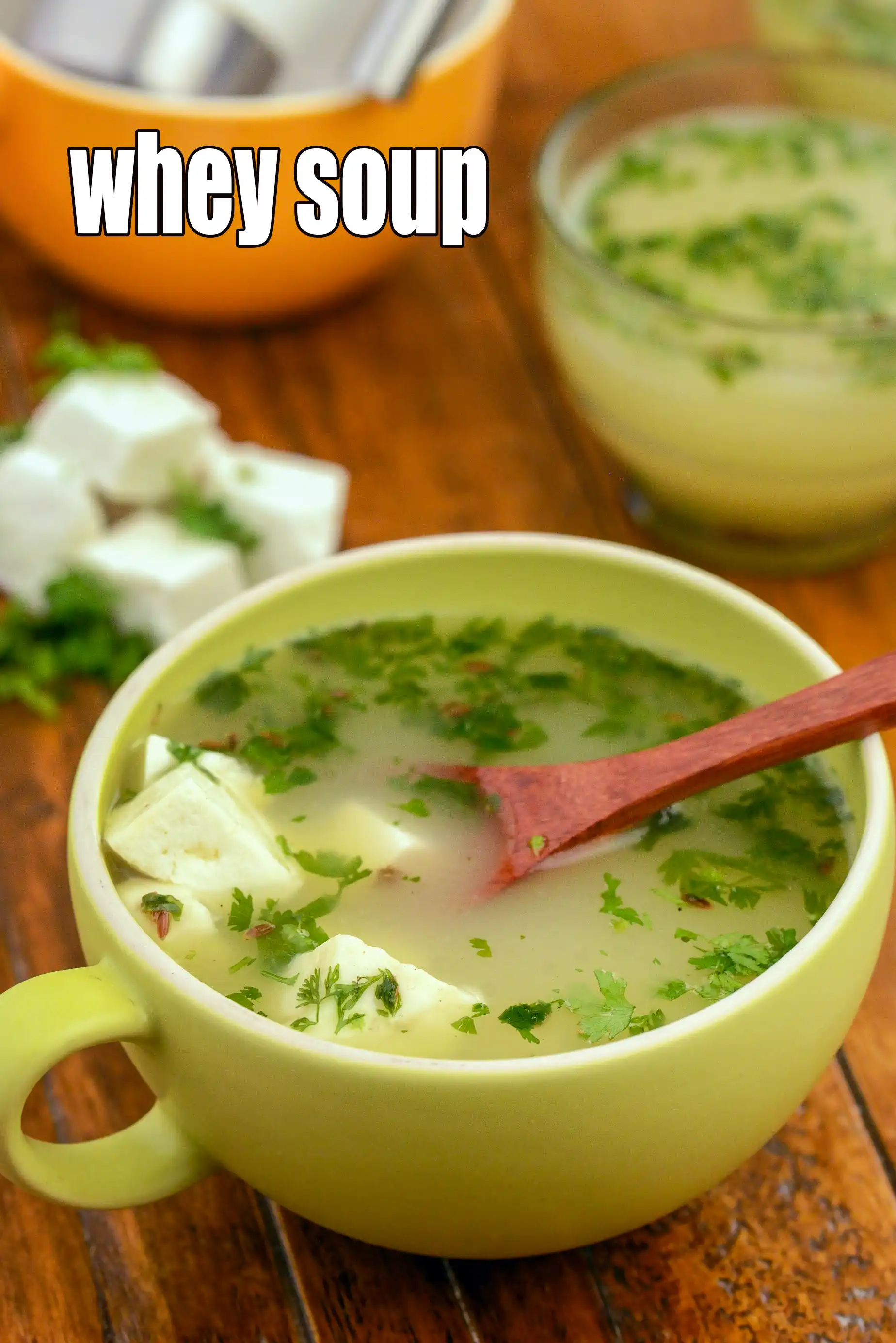 whey soup | calcium, protein rich whey soup | low carb whey soup |