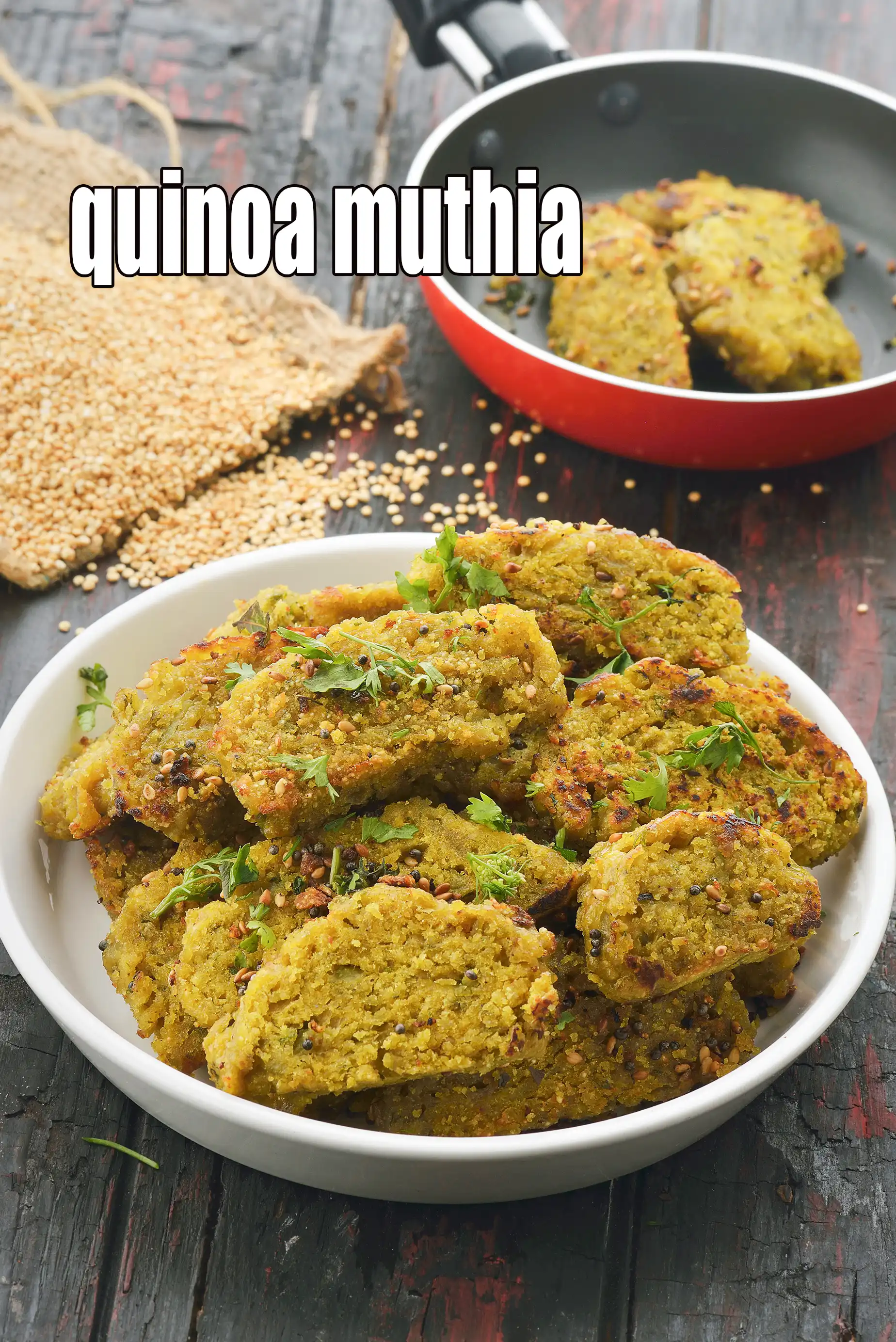 quinoa muthia recipe | quinoa vegetable muthia | Gujarati muthia with doodhi |