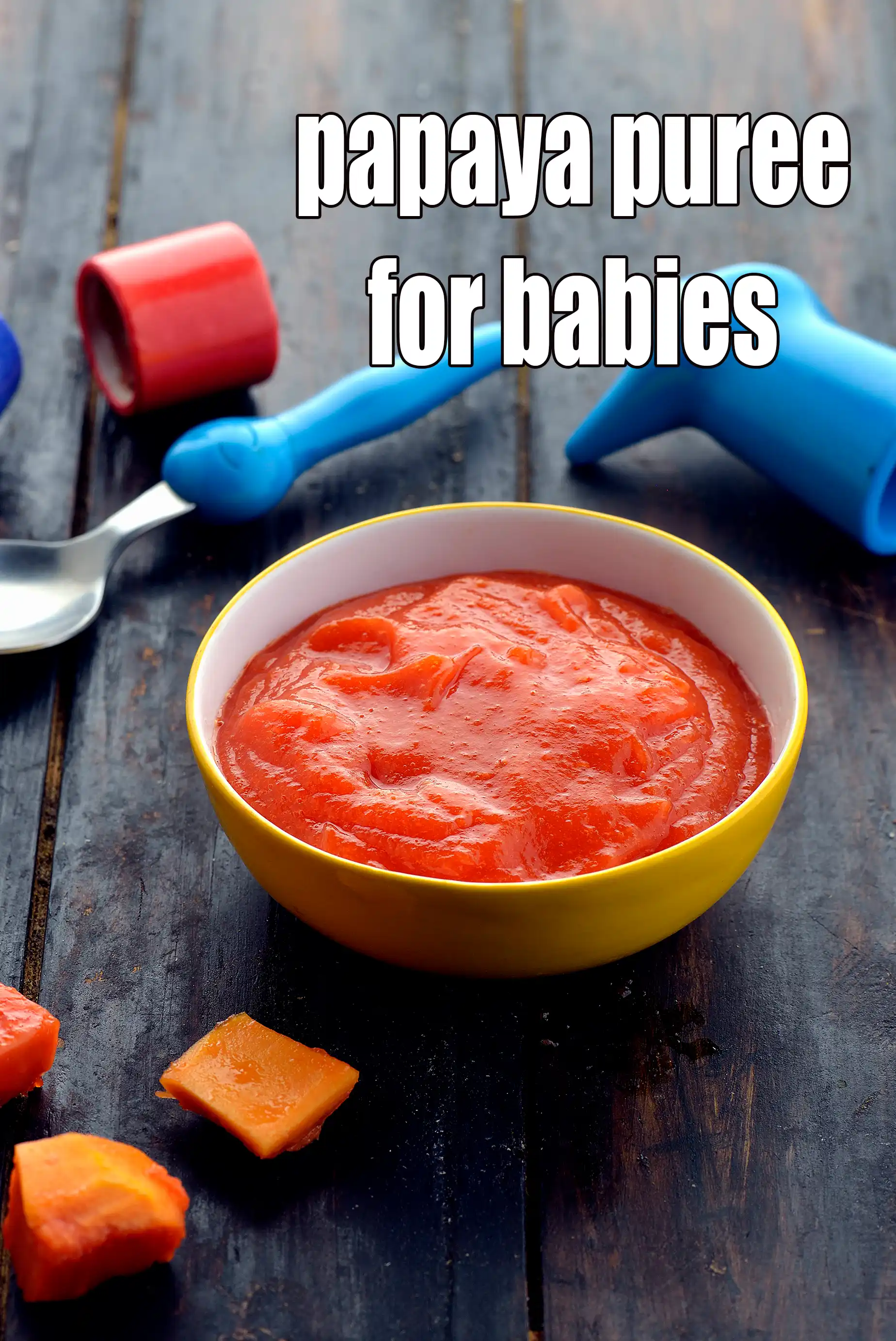 papaya puree for babies | how to make papaya puree for babies | papaya puree for 6 month old baby | post surgery full fluid diet |