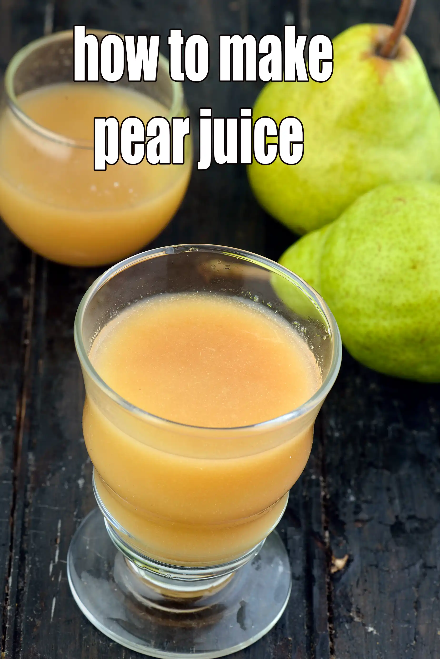 how to make pear juice recipe | fresh pear juice |