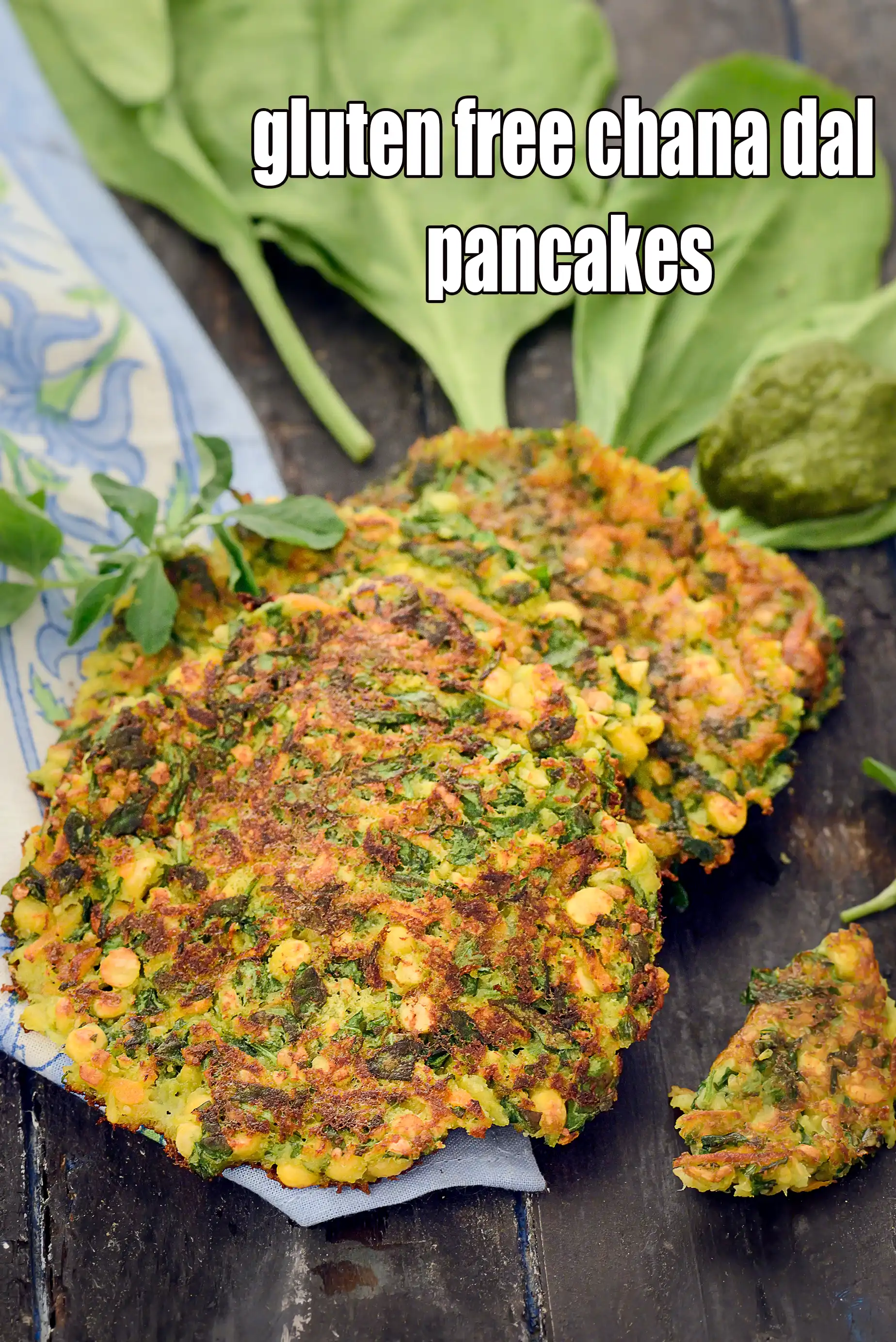 gluten free chana dal pancakes recipe | gluten free Indian breakfast | gluten free cheela