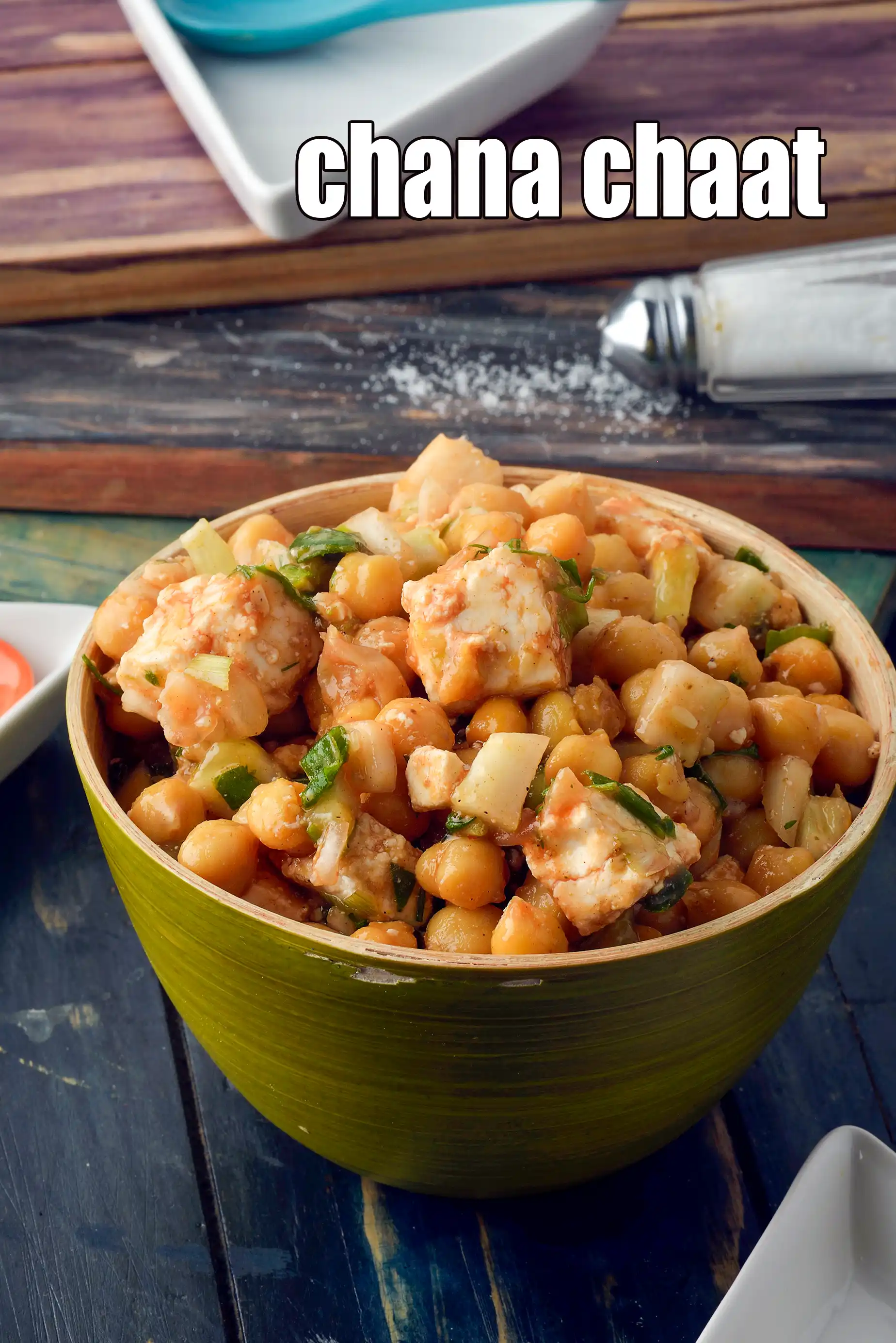 chana chaat recipe | chole chaat | chickpea chaat | healthy chana chaat |