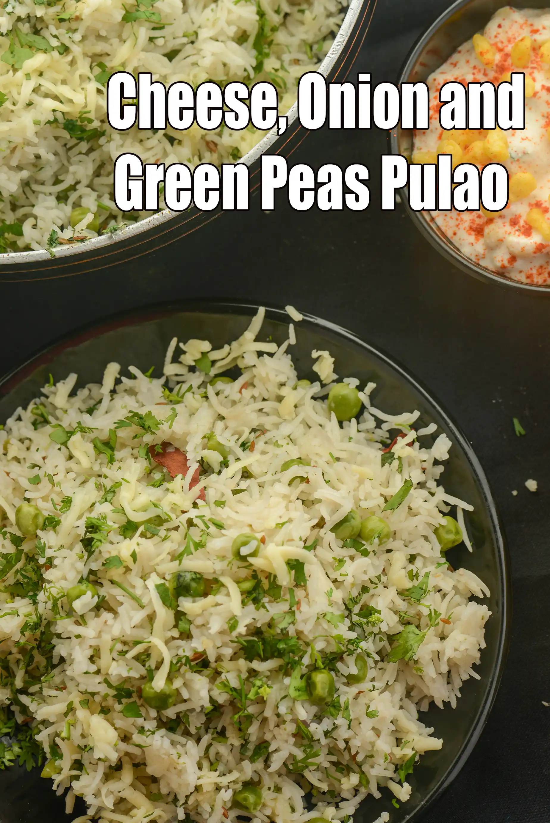 cheese onion green pea pulao recipe |  kids tiffin cheese matar pulao | cheesy green peas pulao |