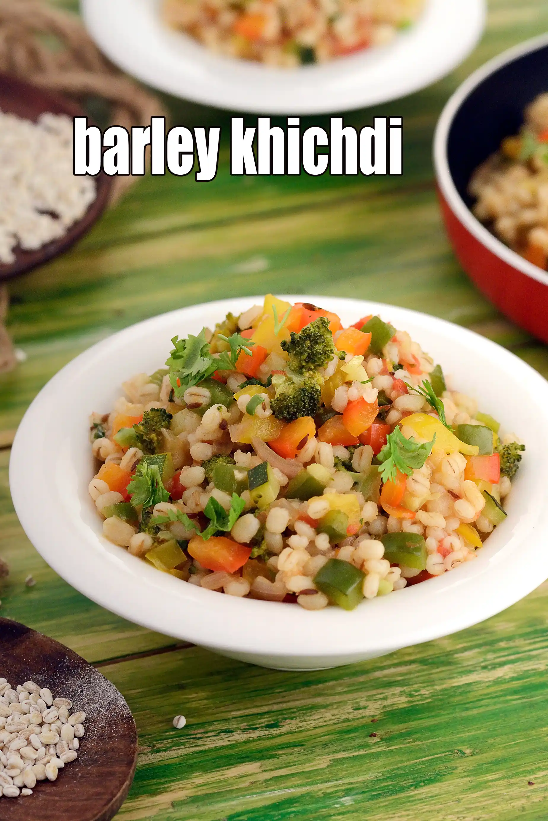 barley khichdi recipe | jau khichdi | barely vegetable khichdi | healthy barley khichdi |