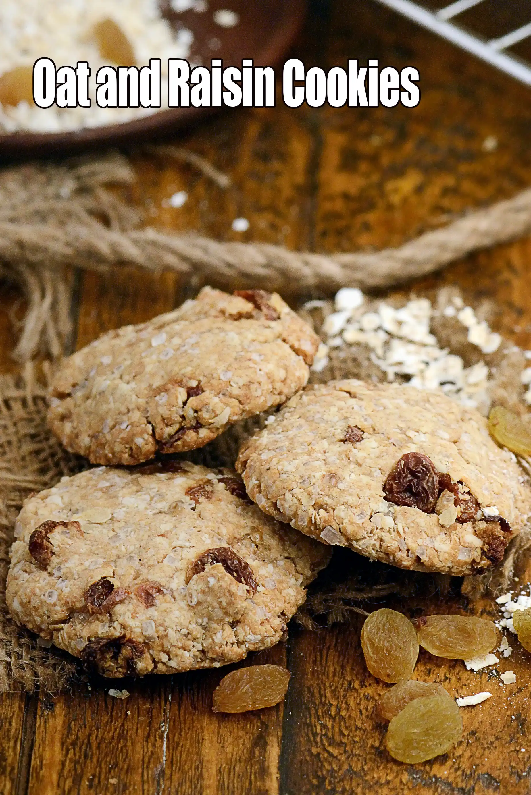 Oat and Raisin Cookies ( Healthy Heart and Low Cholesterol Recipe), Low Cholesterol Foods