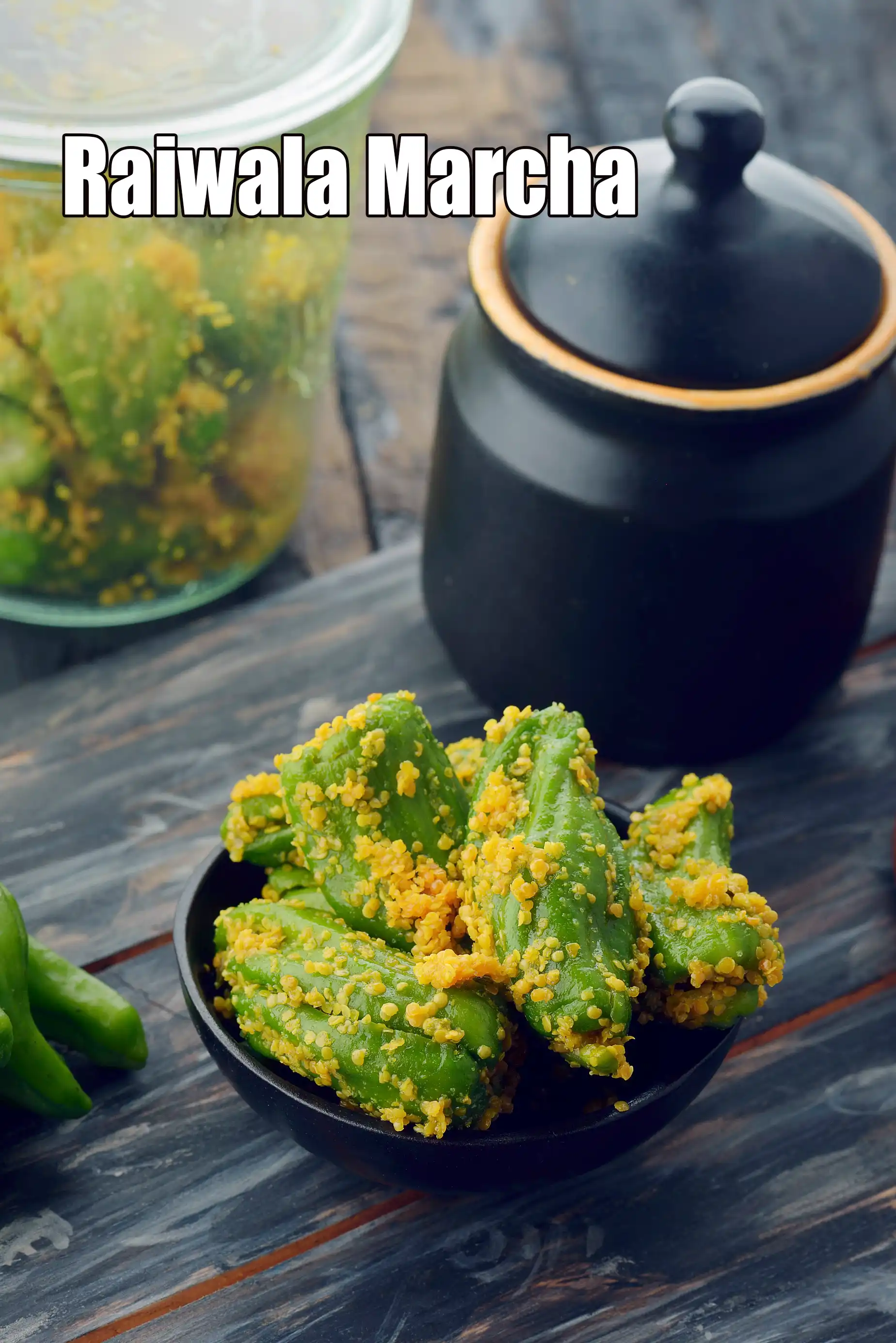 Raiwala Marcha recipe | Gujarati  Bhavnagri chillies pickle |  quick Gujarati achar |