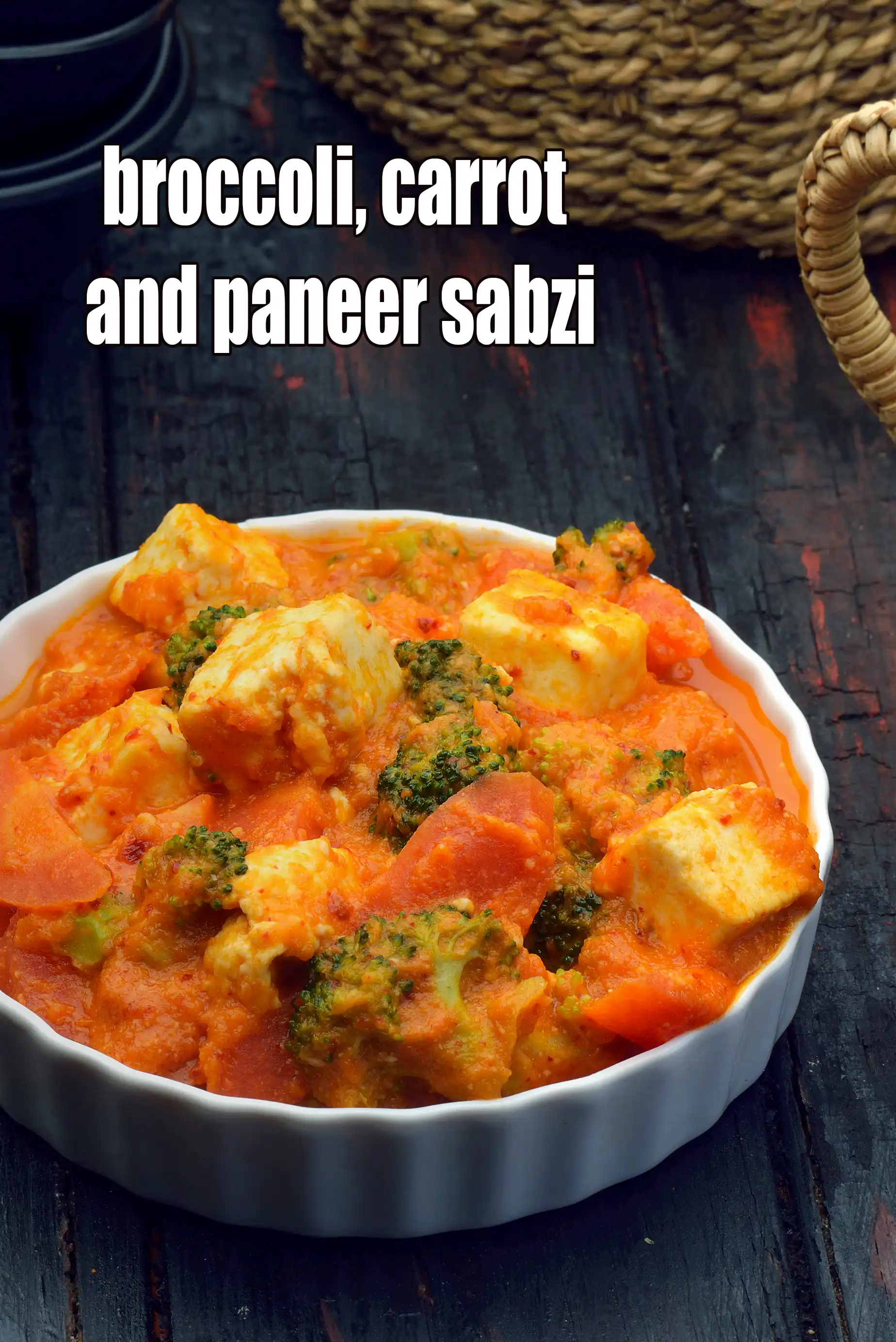 broccoli, carrot and paneer sabzi recipe | broccoli aur carrot ki sabzi |
