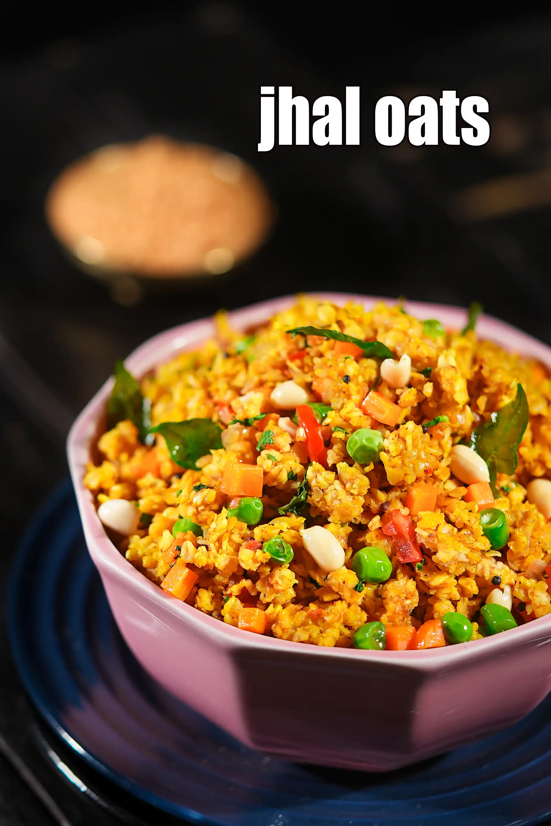 jhal oats recipe | Bengali style vegetable oats | healthy breakfast jhal oats |