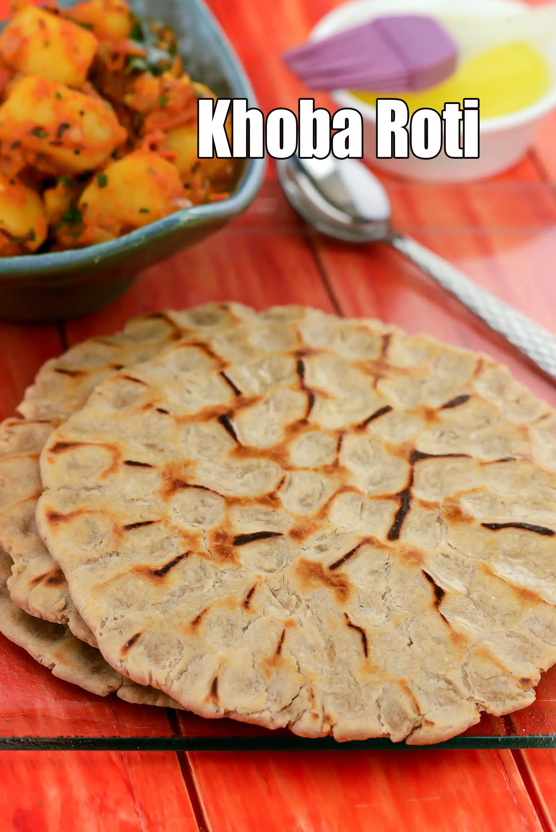 Khoba Roti | Rajasthani Khoba Roti | Gehun ki Khoba Roti | Marwari Khoba Roti | cavity roti |