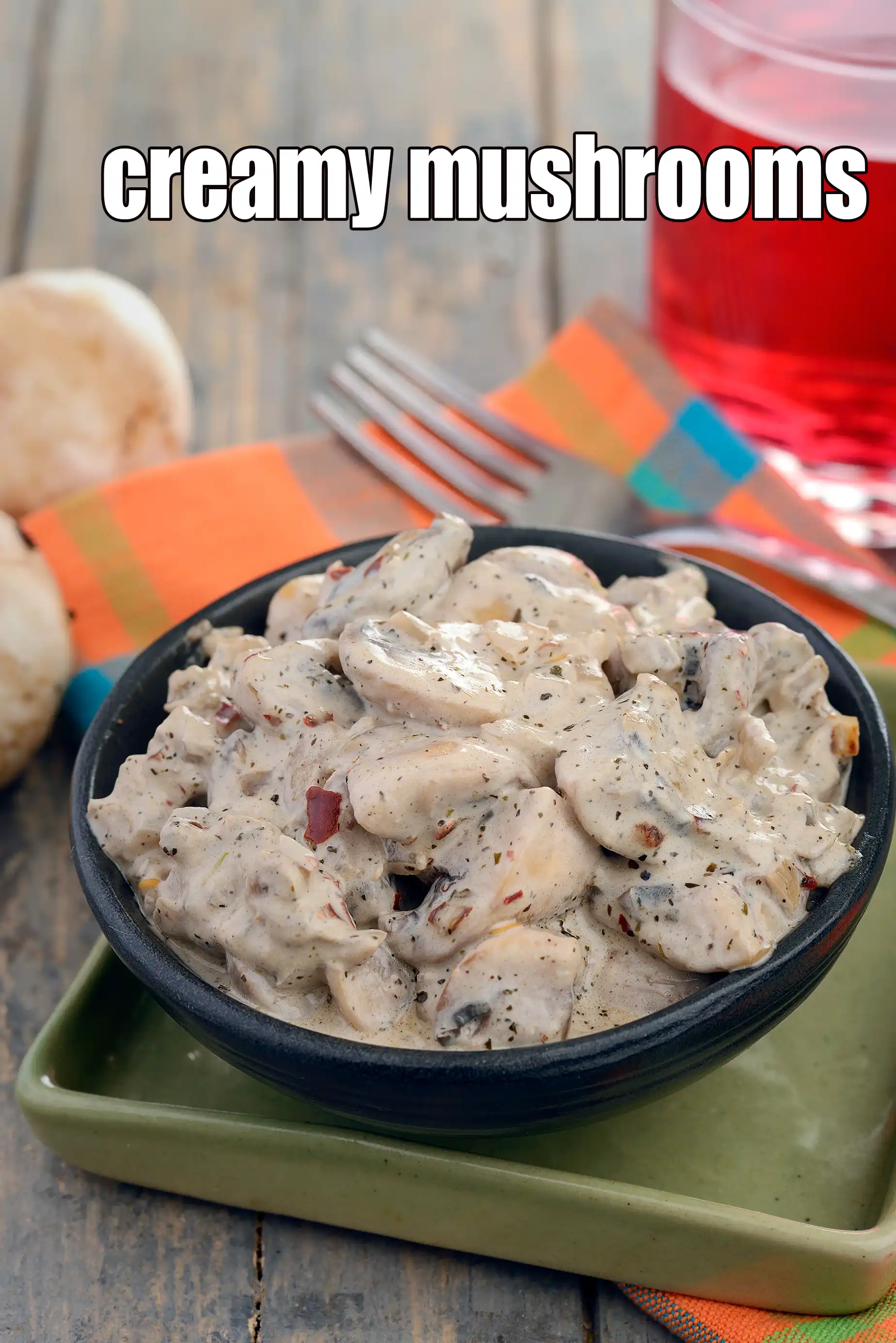 creamy mushrooms recipe | easy creamy mushrooms | Indian creamy mushrooms |