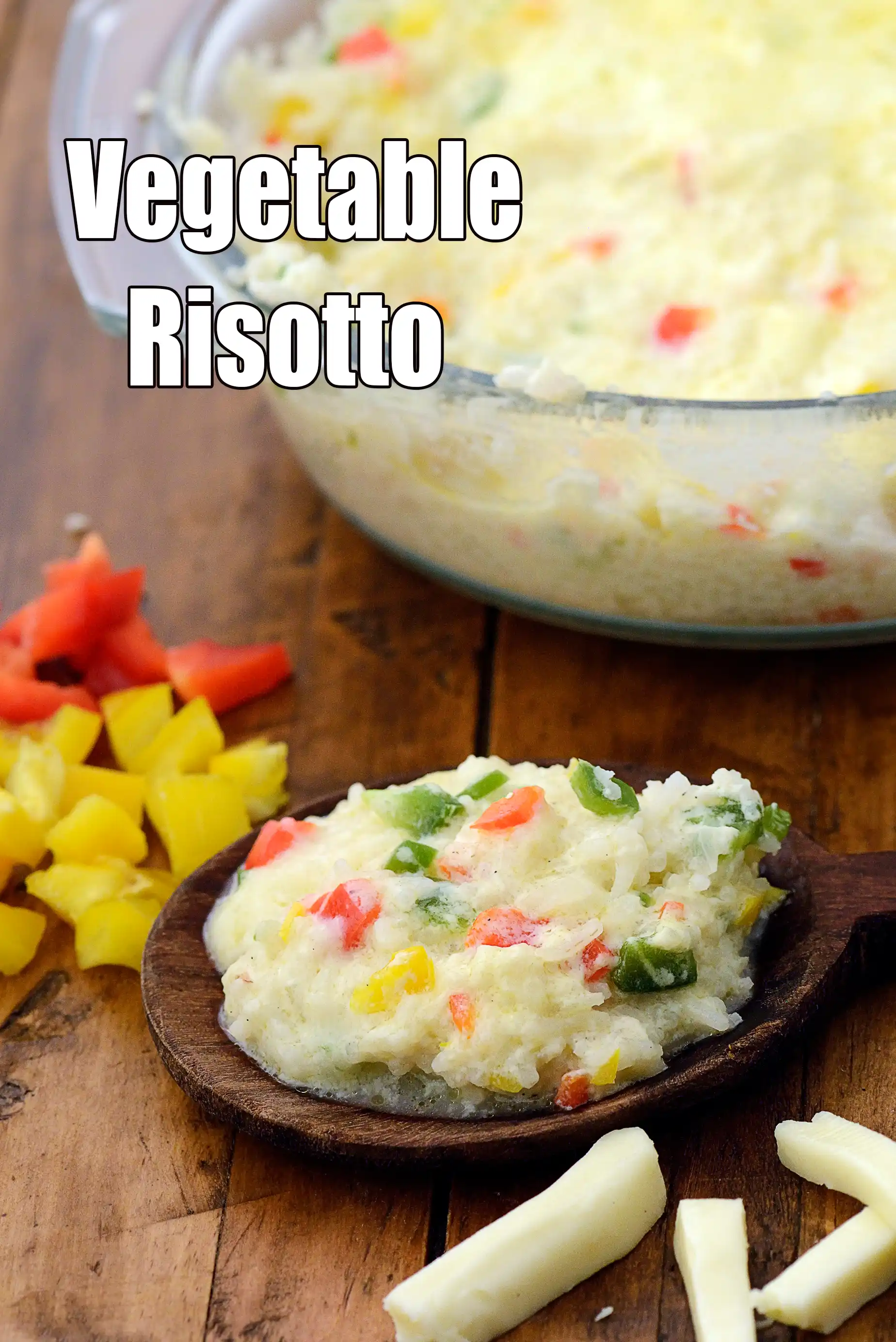 Vegetable Risotto ( Baked ) | Indian style Vegetable Risotto using  arborio rice or basmati rice |