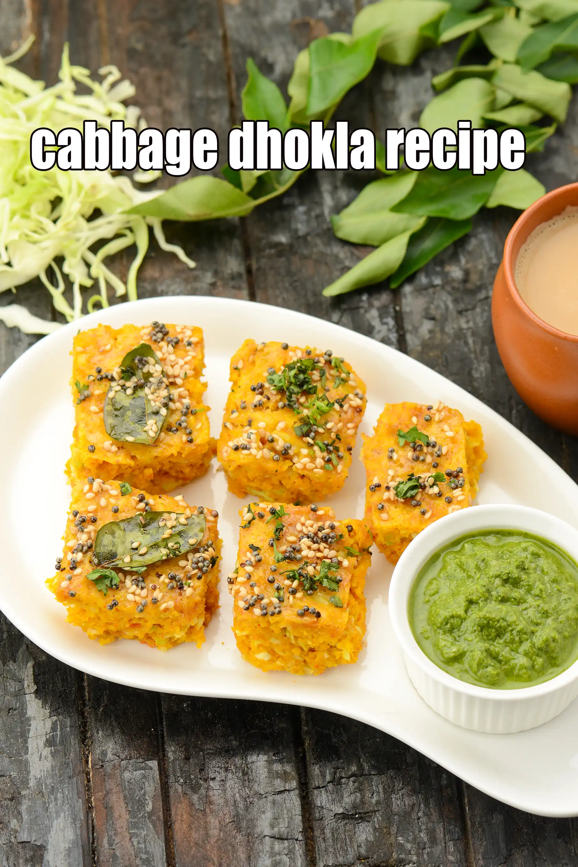 Cabbage Dhokla recipe