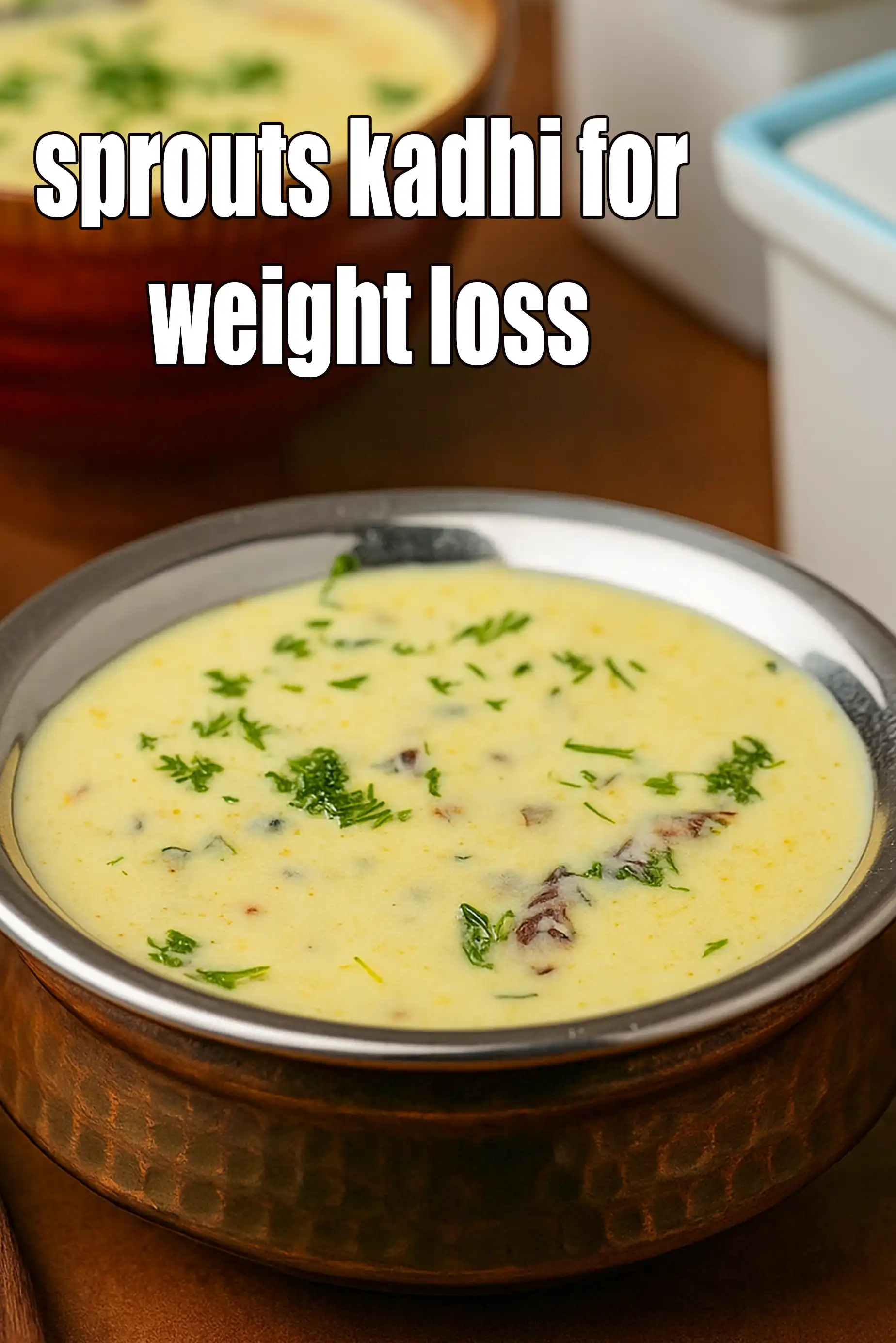 sprouts kadhi recipe | healthy mixed sprouts kadhi | sprouts kadhi for weight loss |