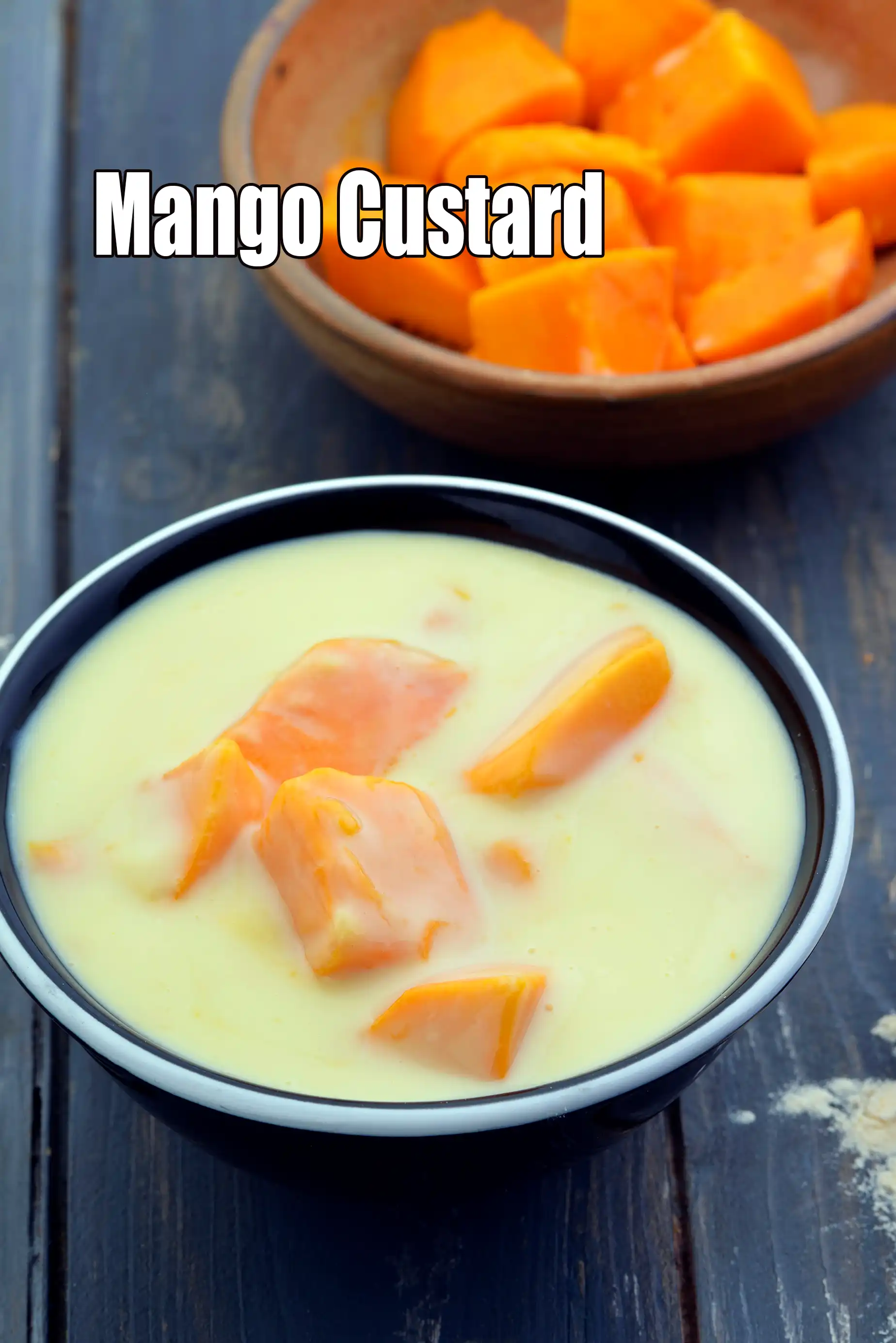Mango Custard, Doodh Keri recipe