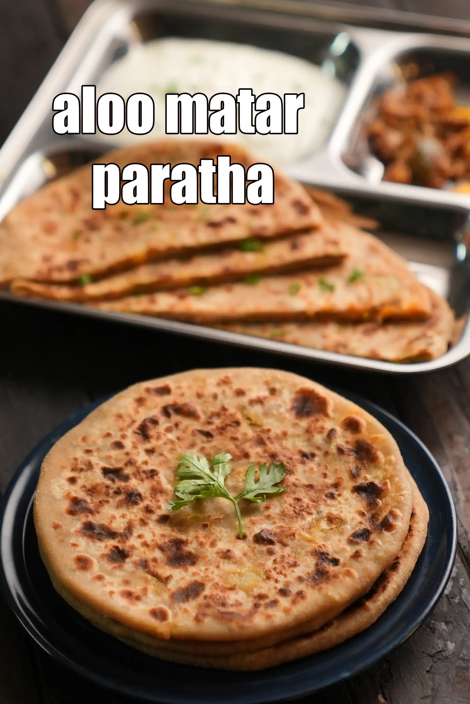 aloo matar paratha recipe | aloo matar stuffed paratha | potato green pea paratha | potato peas stuffed flatbread |