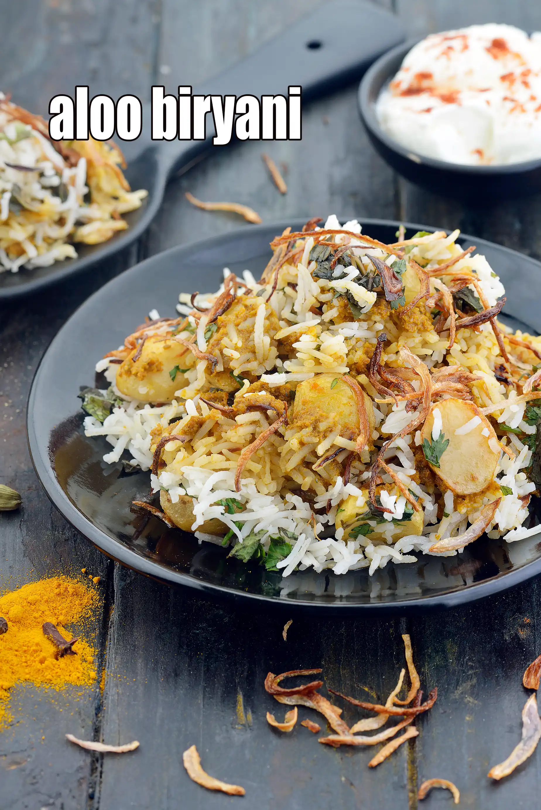 aloo biryani recipe | restaurant style veg aloo biryani |