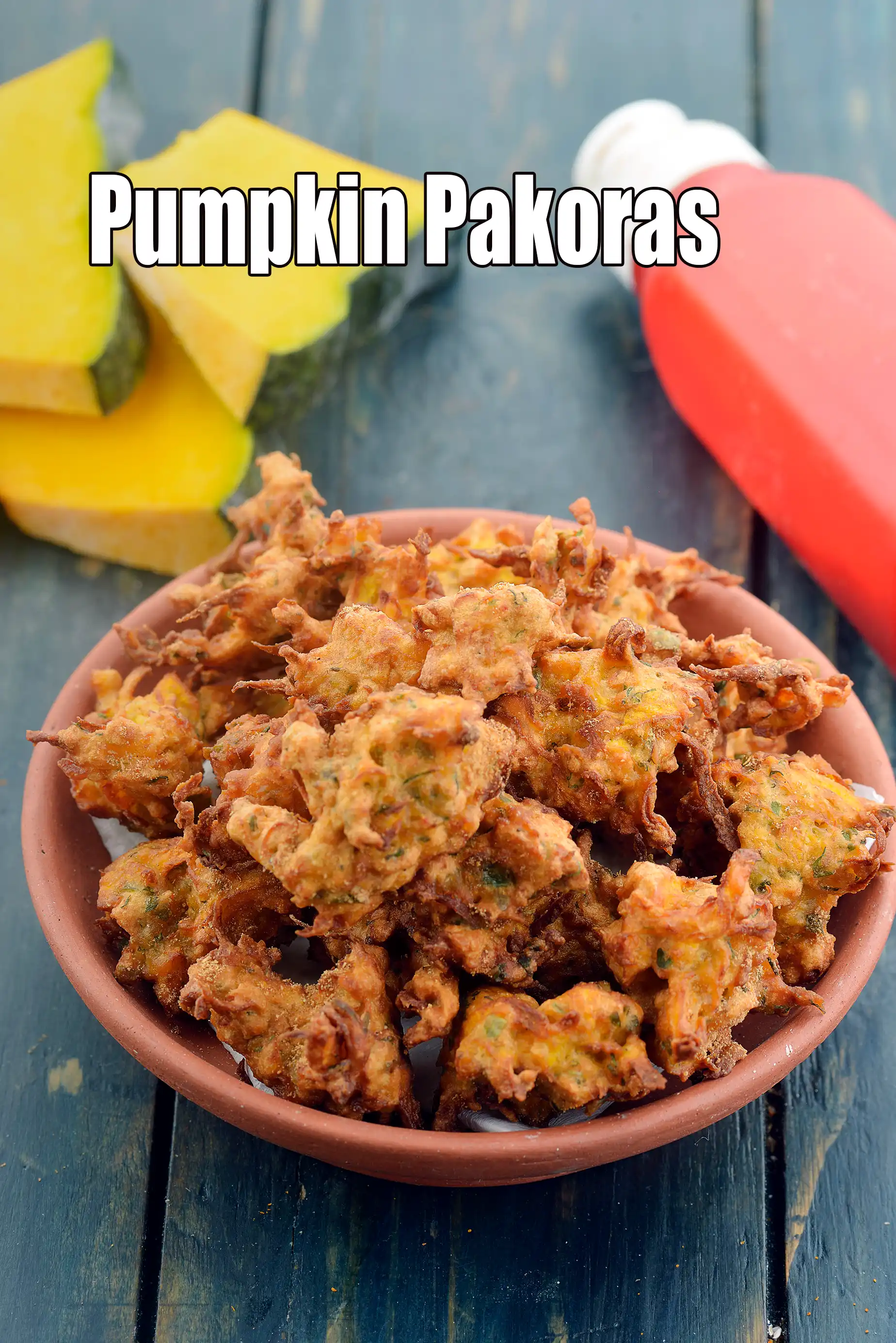 pumpkin pakora recipe | kaddu pakoda |