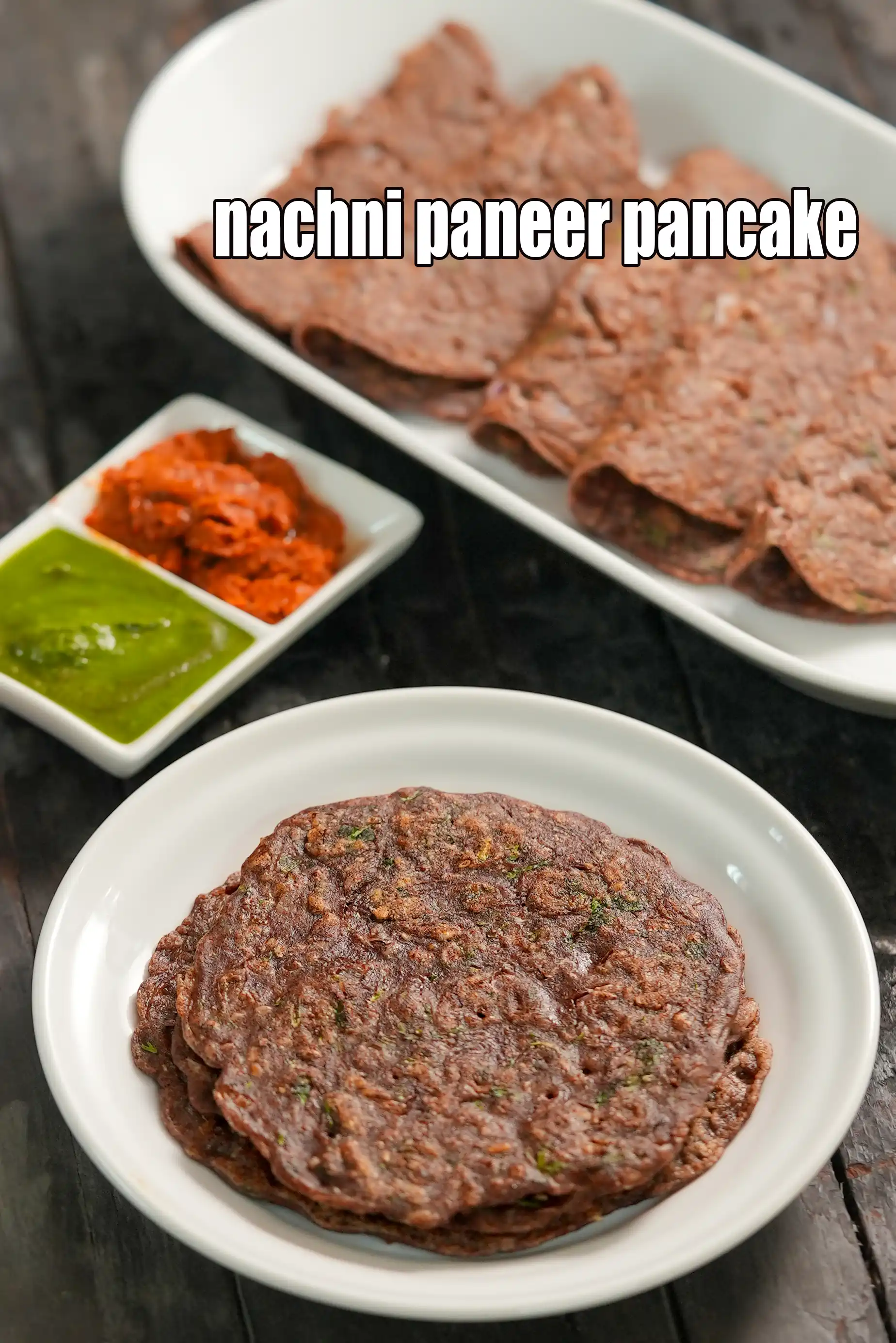 nachni paneer roti recipe | ragi paneer paratha | healthy Indian red millet pancake |