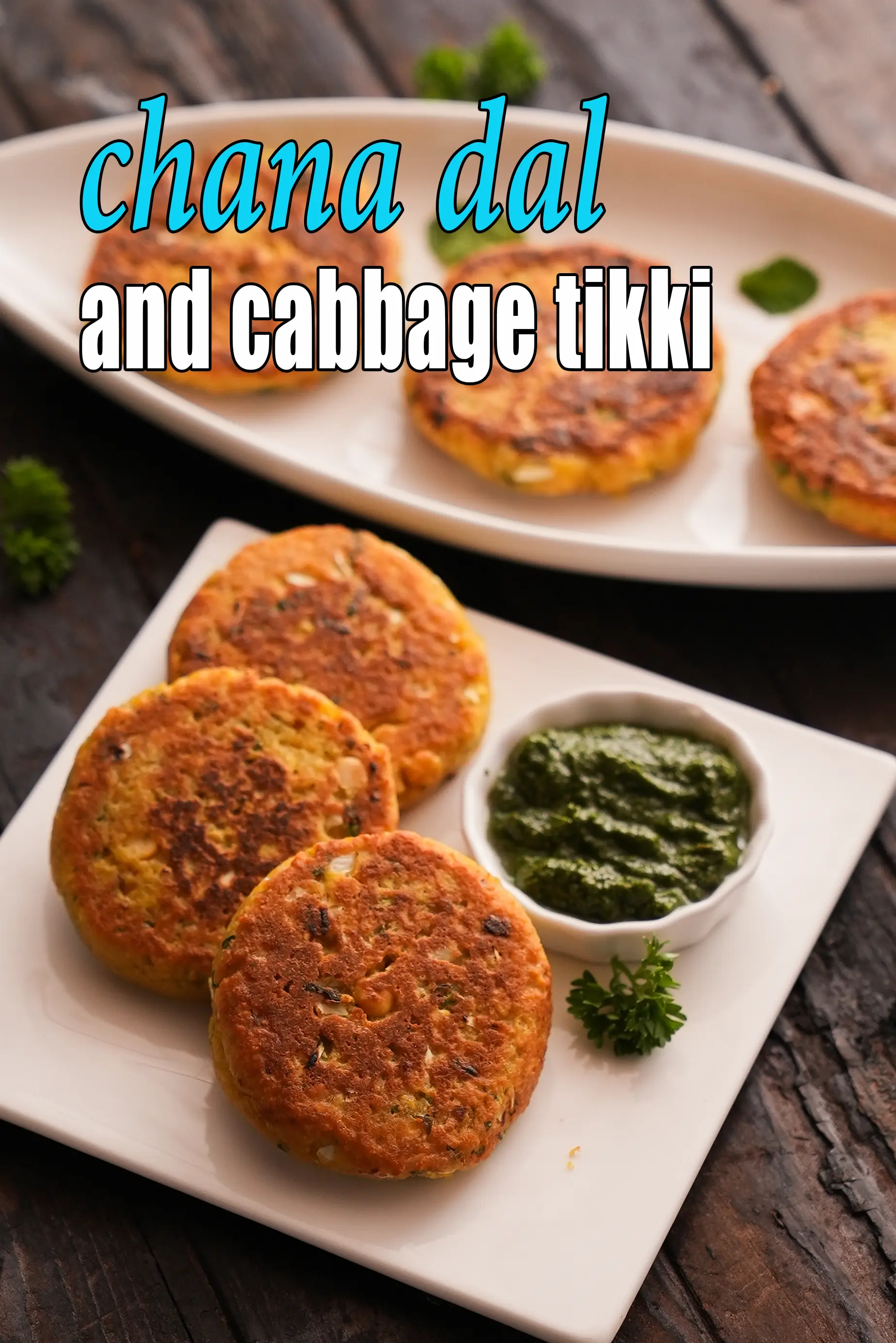 chana dal and cabbage tikki recipe | healthy cabbage chana dal cutlet | non fried tikki Indian snack | chana dal cabbage tikki for weight and diabetes |