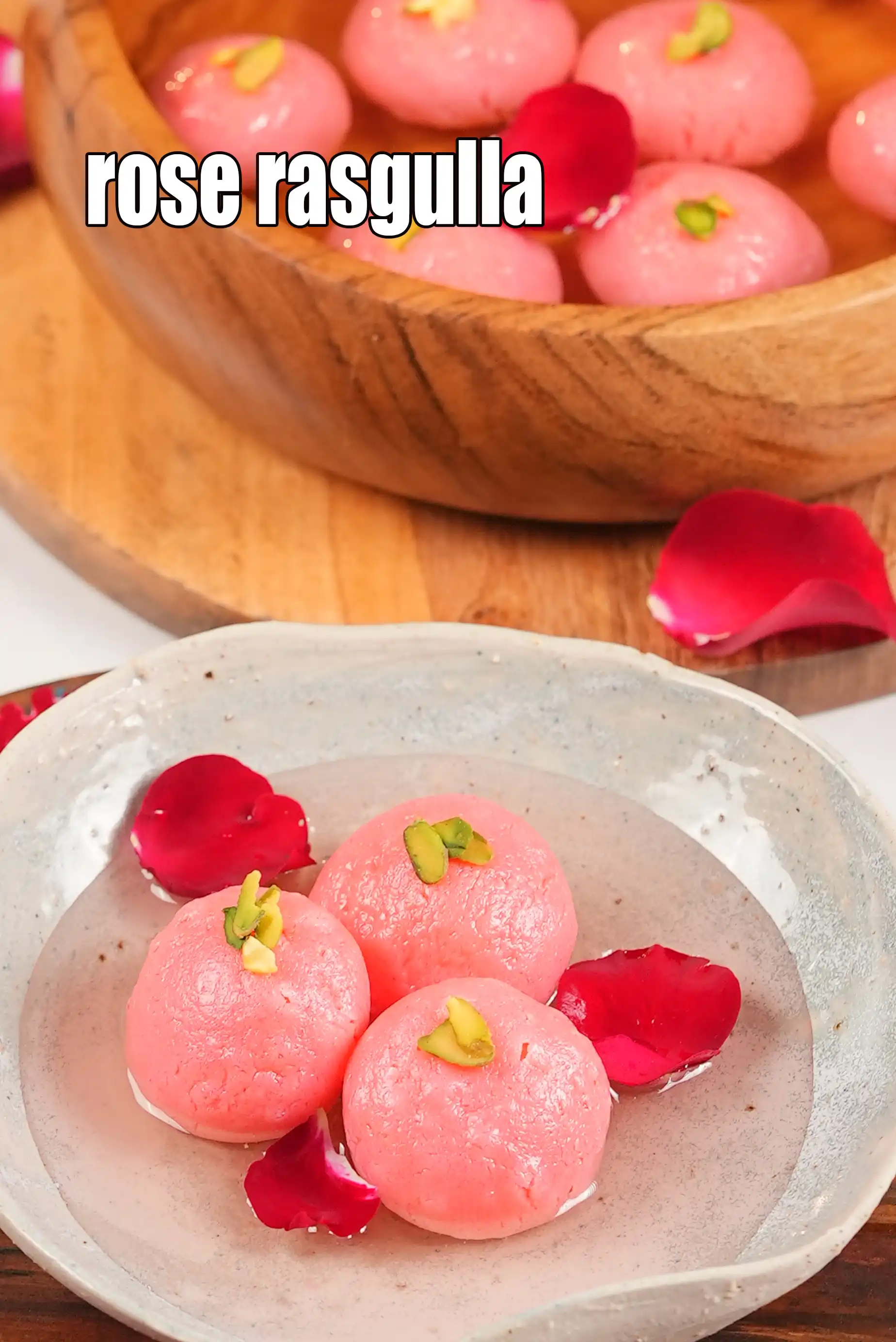 rose rasgulla recipe | gulab rasgulla | spongy pink rasgulla |