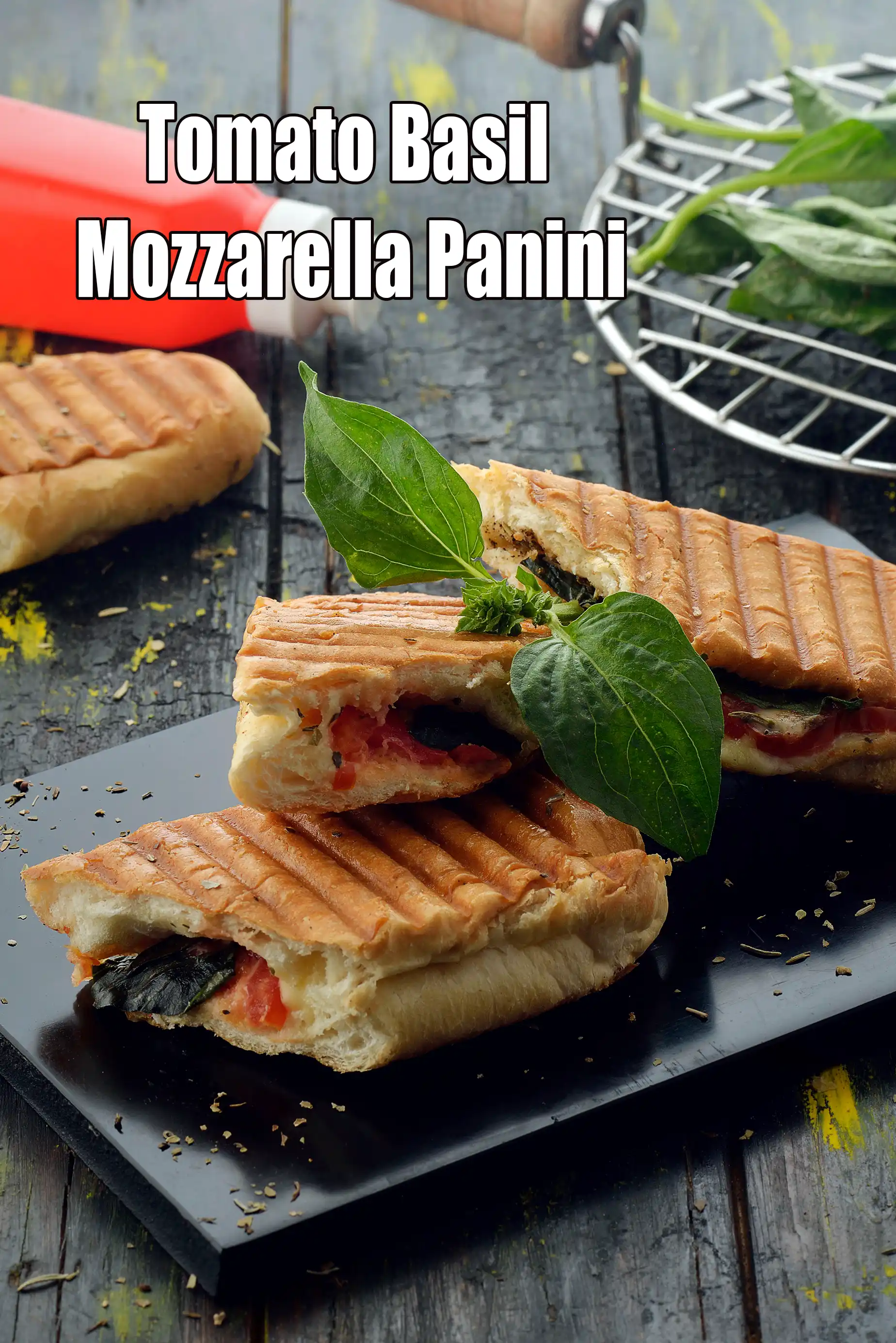 Tomato Basil Mozzarella Panini recipe