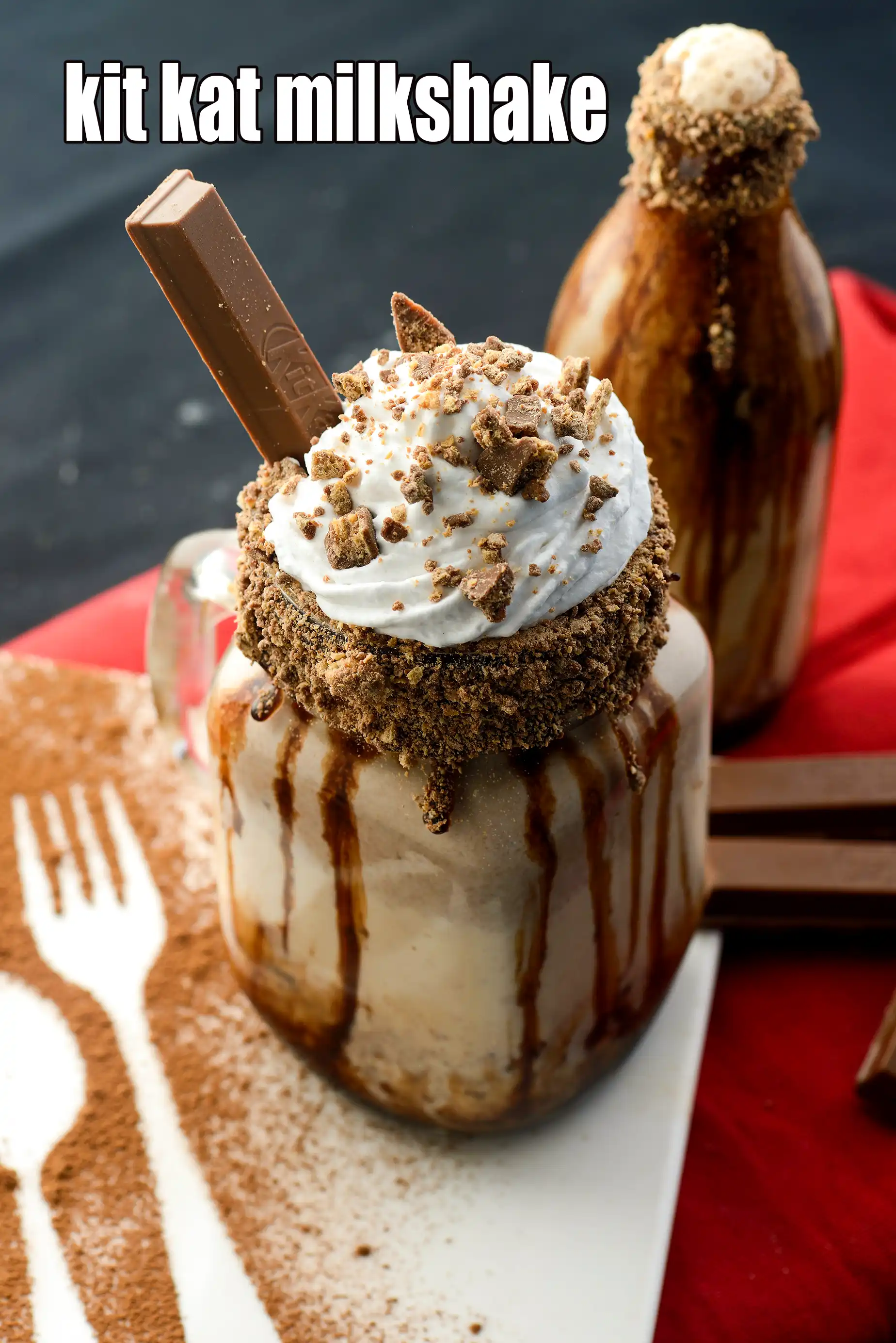kit kat milkshake recipe | Indian kit kat milkshake with ice cream | kitkat shake |