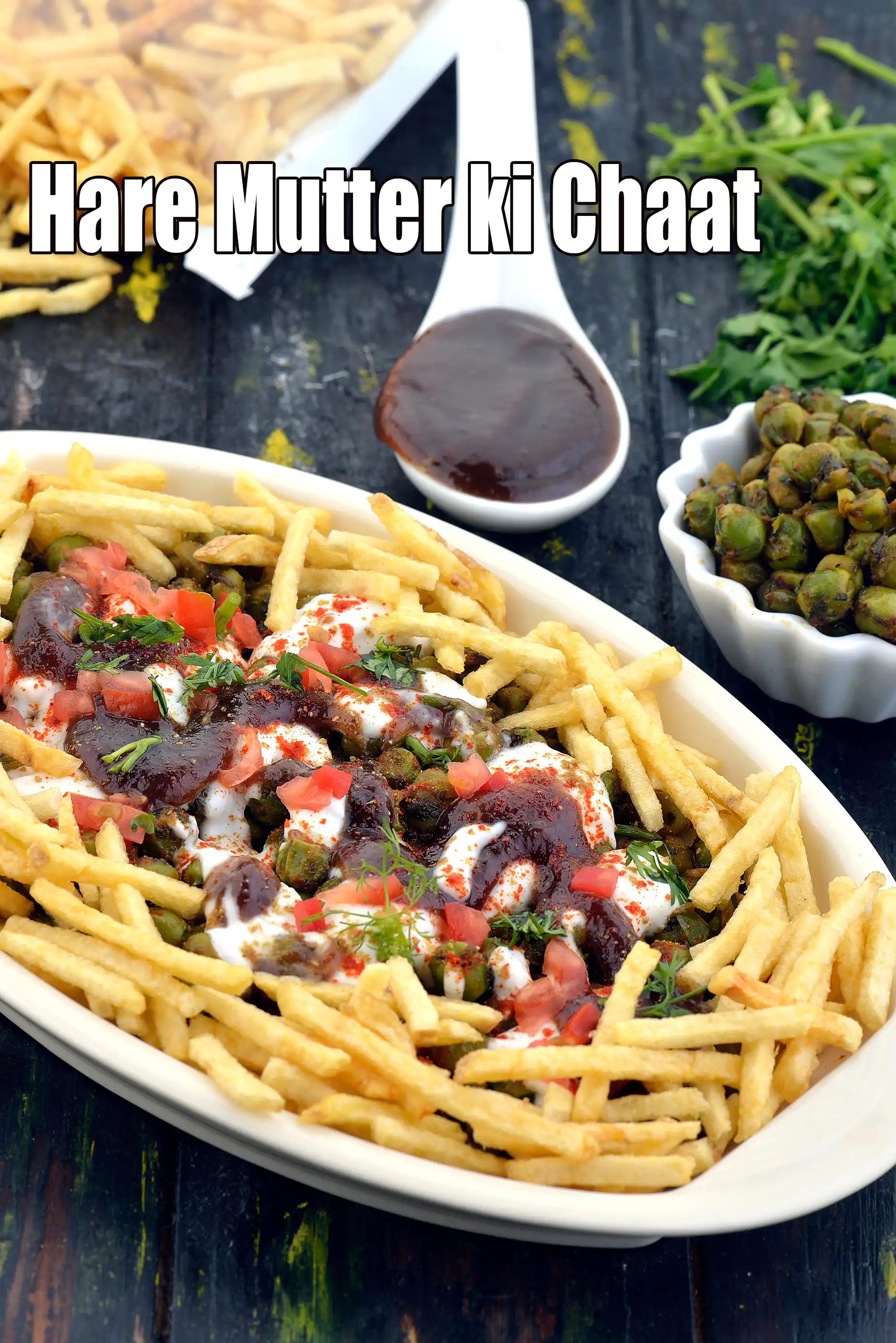 Hare Mutter ki Chaat, Green Pea Chaat recipe