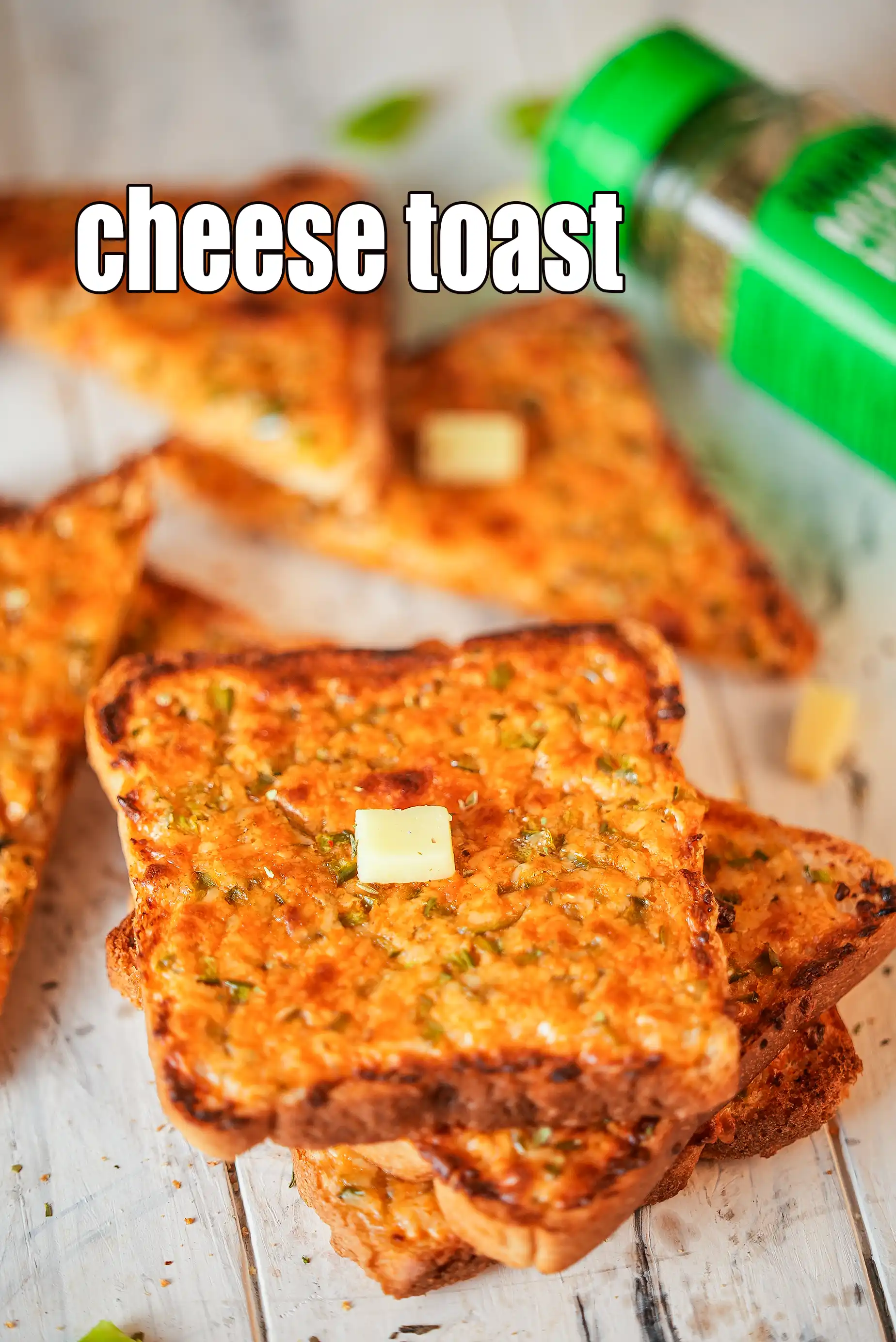 cheese toast recipe | cheese toast for kids | baked Indian cheese toast |