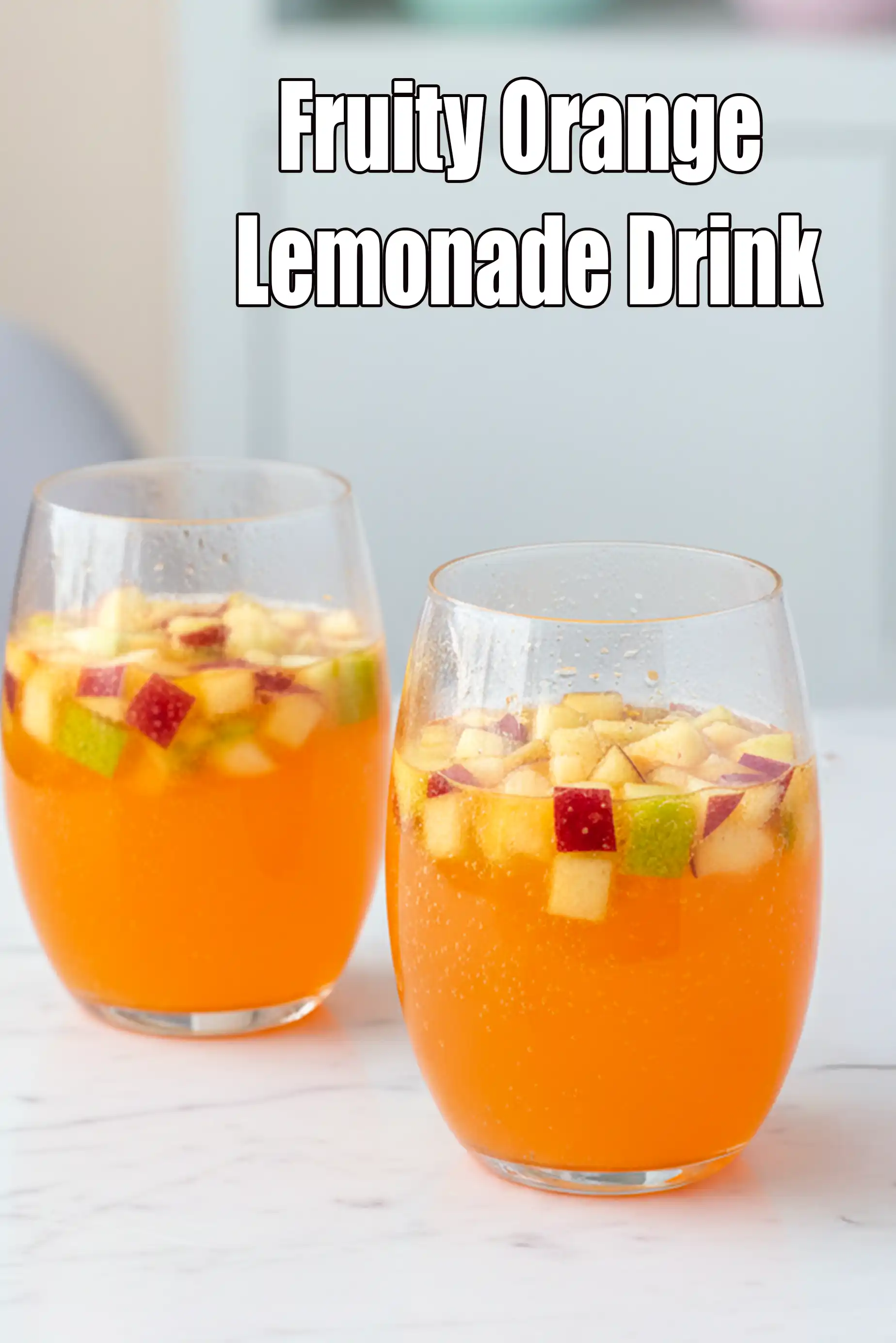 Fruity Orange Lemonade Drink | Orange Crush Mocktail | Cinderella Mocktail with Orange Syrup |