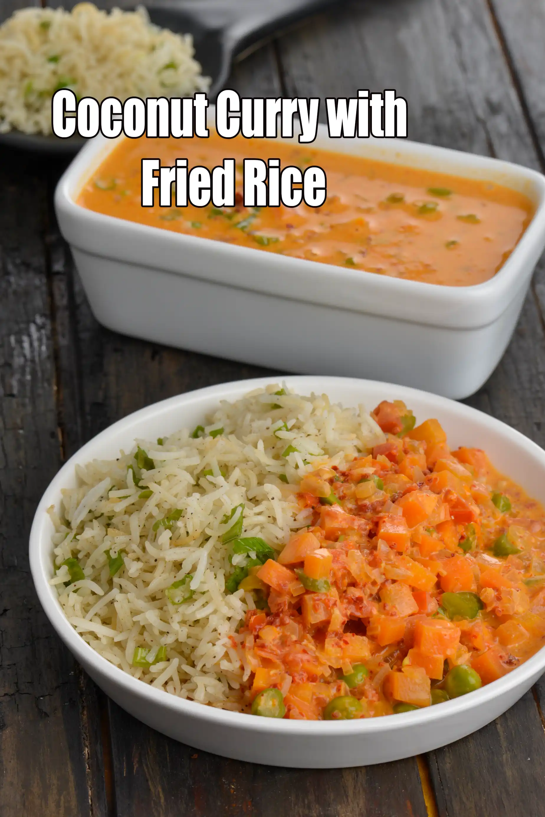 Coconut Curry with Fried Rice recipe, Mexican Recipes