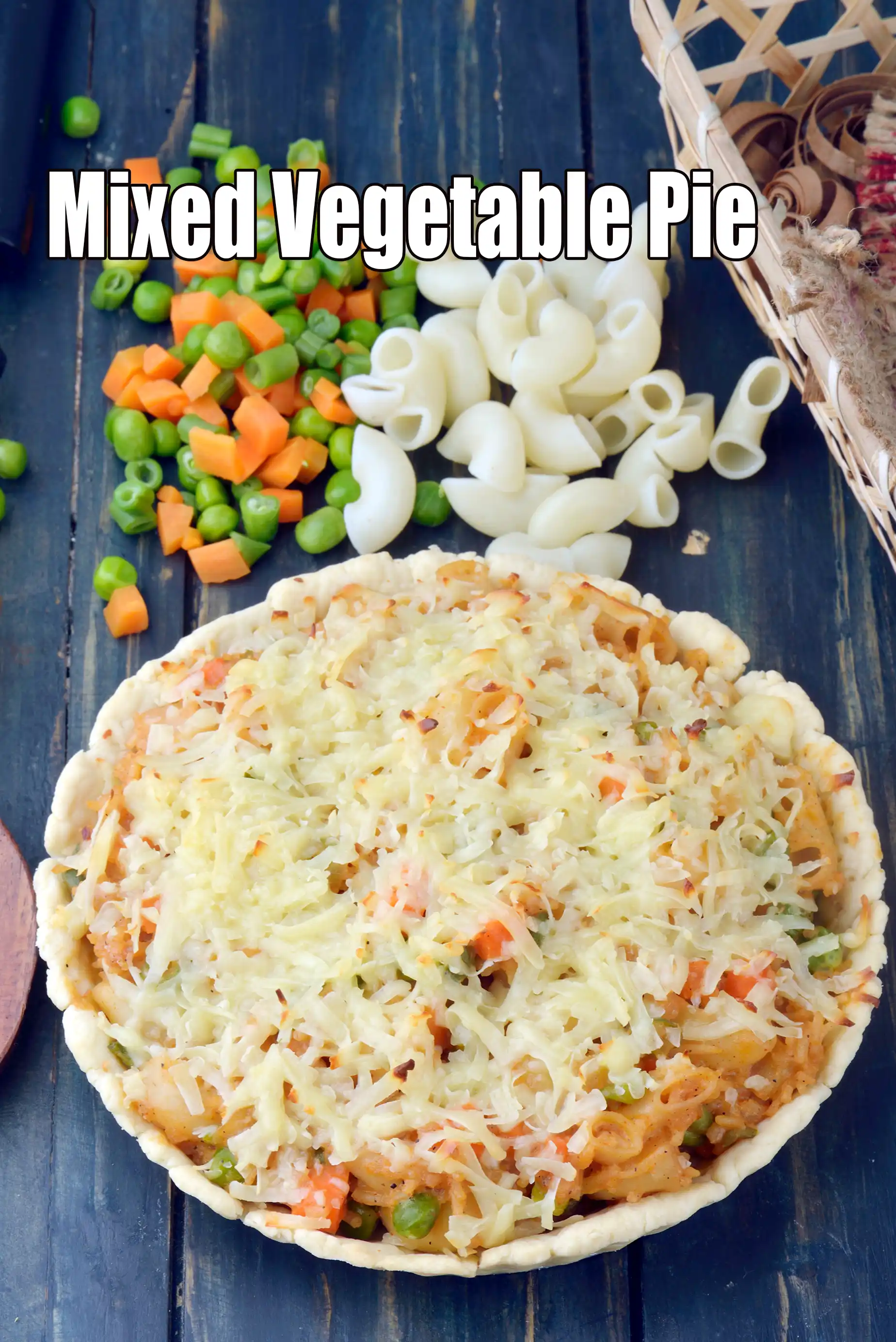 Mixed Vegetable Pie | Indian Veg Baked Pie | Desi Vegetable Casserole Pie | Indian Fusion Veg Pie |