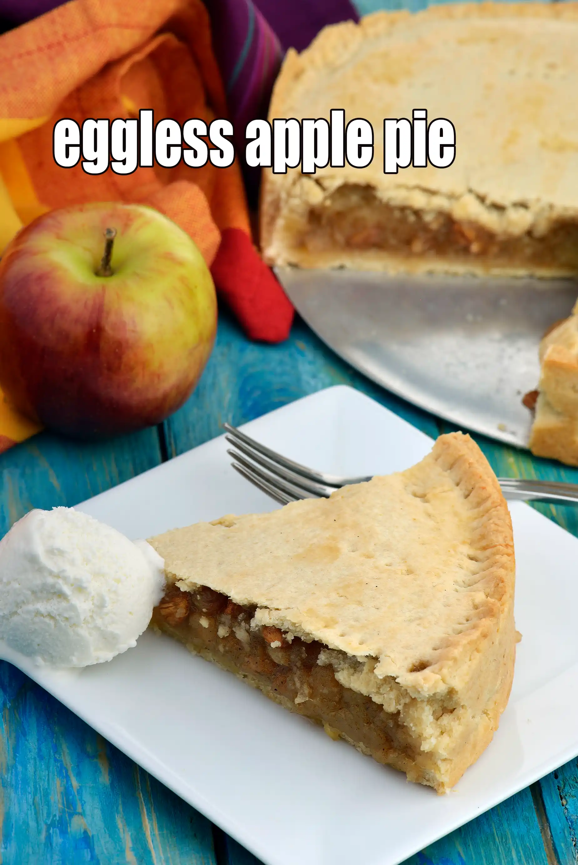eggless apple pie recipe | Indian style apple pie | American apple pie |