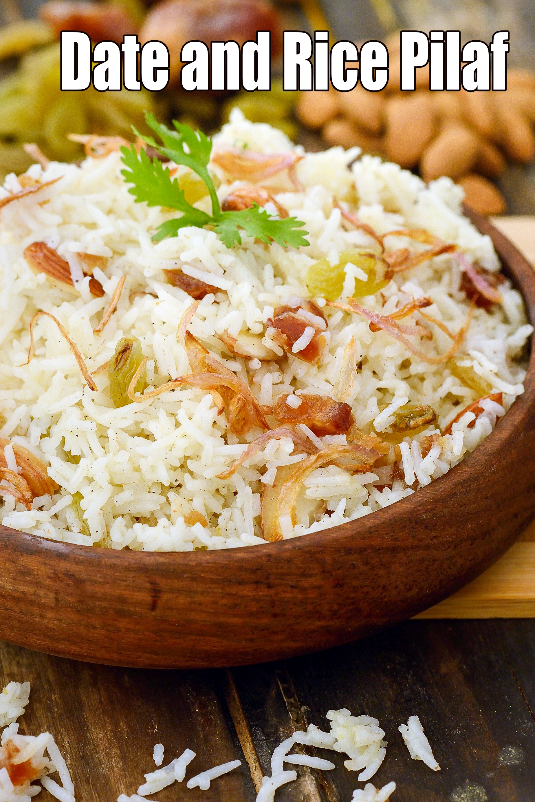 Date and Rice Pilaf recipe, Lebanese Recipes