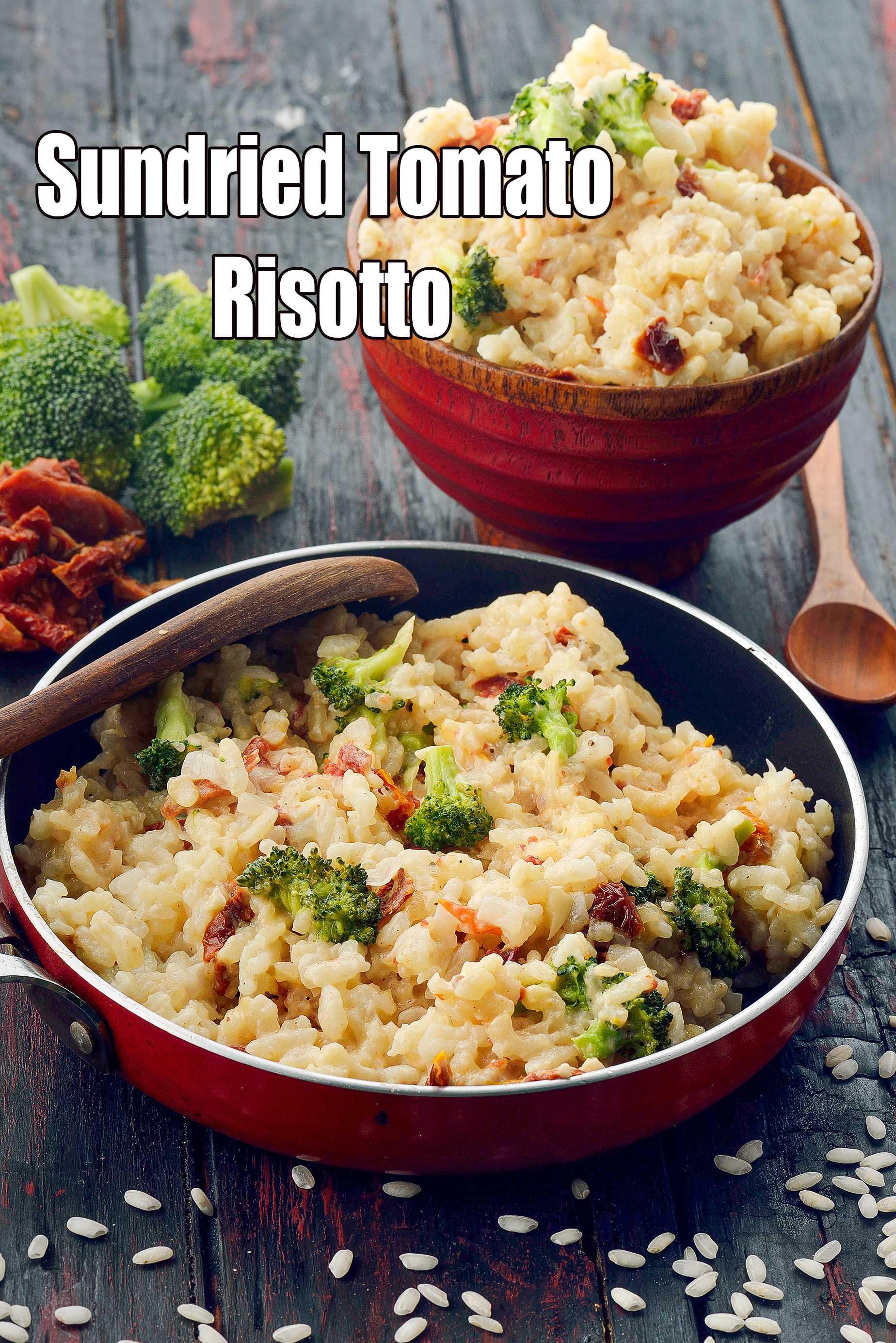 Sundried Tomato Risotto recipe, Italian Recipes