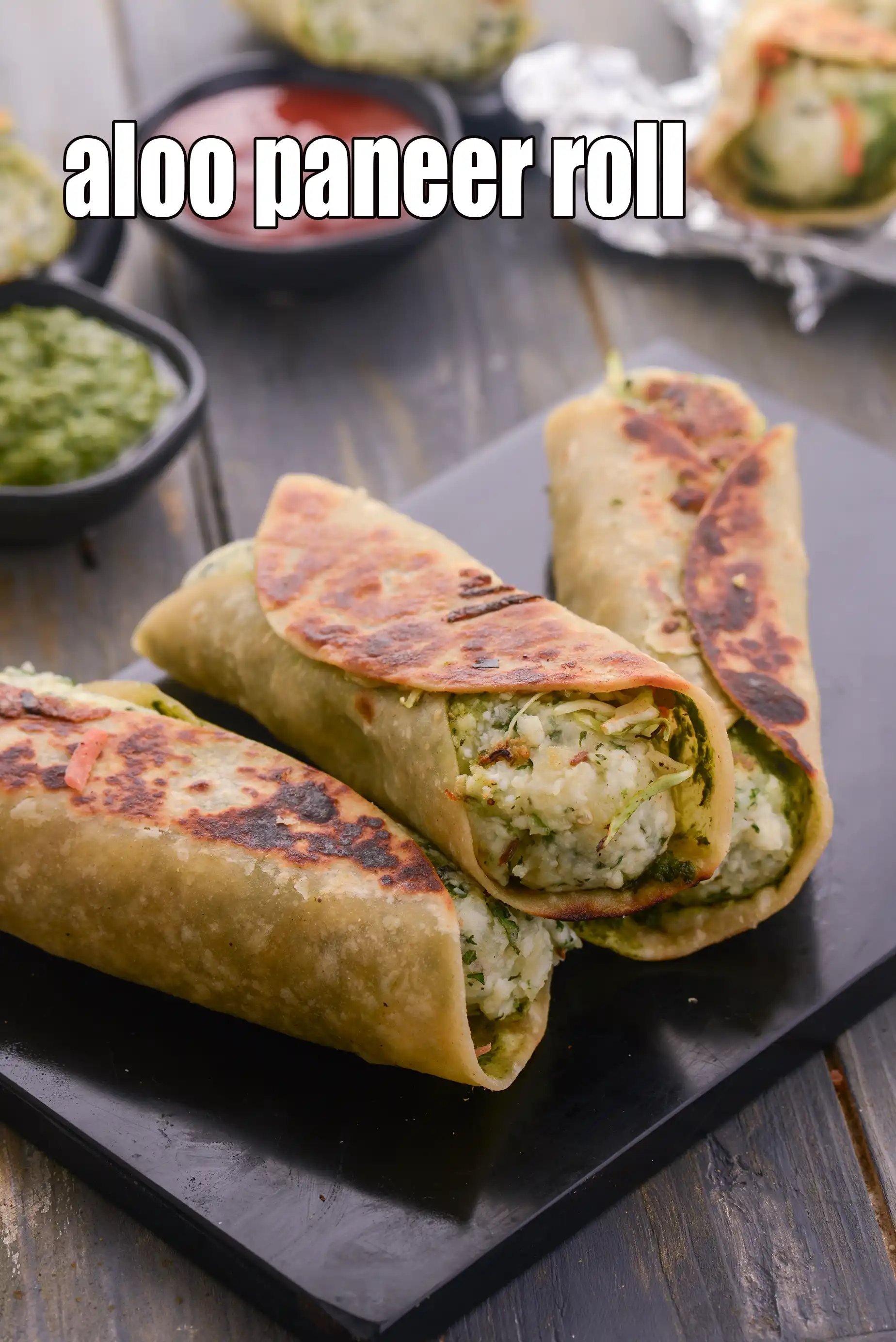 aloo paneer roll recipe | aloo paneer frankie | potato paneer wrap |