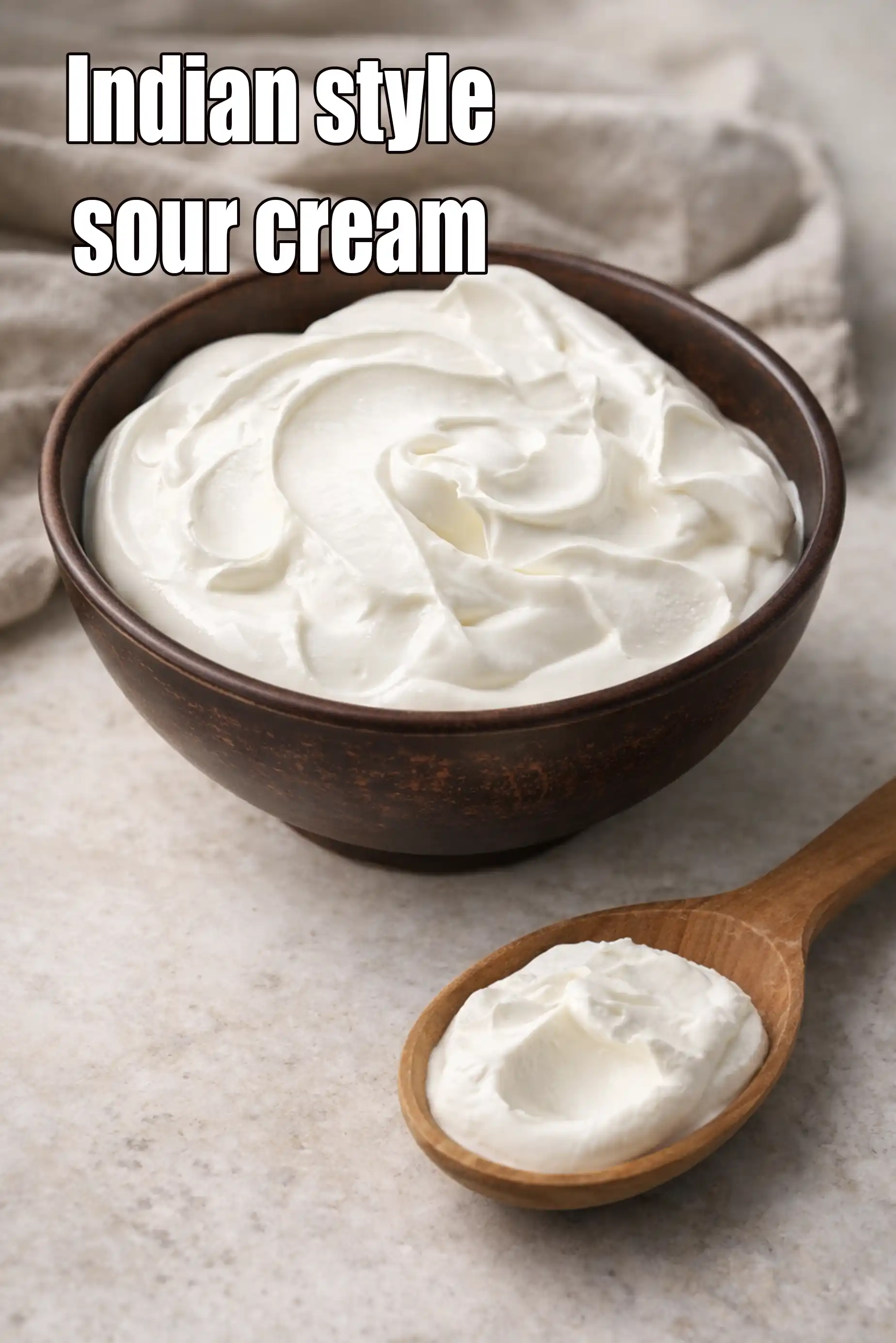 Indian Style Sour Cream Recipe
