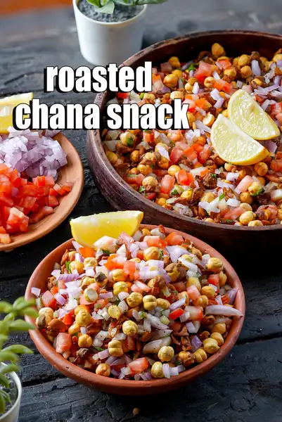 Roasted Chana Snack Recipe | Healthy Protein-Rich Salad