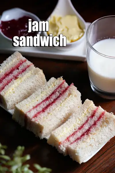 Jam Sandwich Recipe | Easy Kids Breakfast & Tiffin