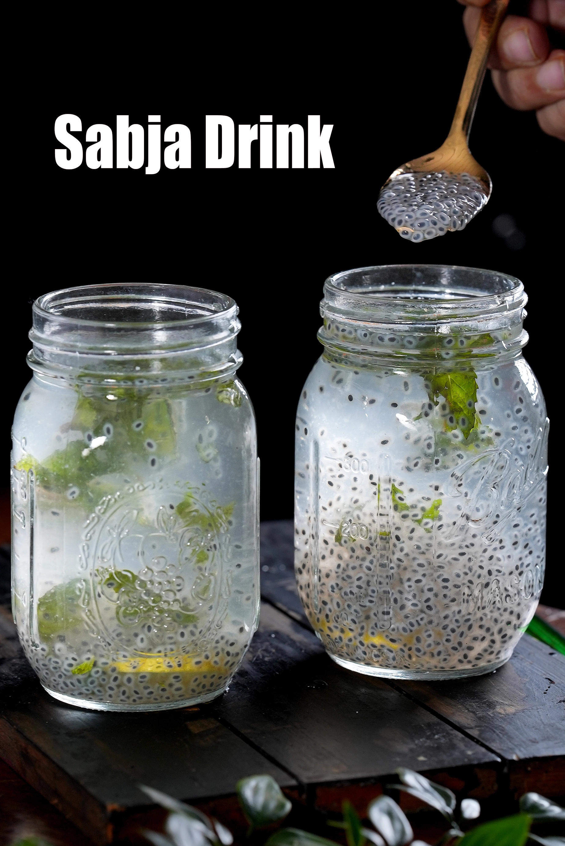 Healthy Sabja Drink for Summer | Basil Seed Drink