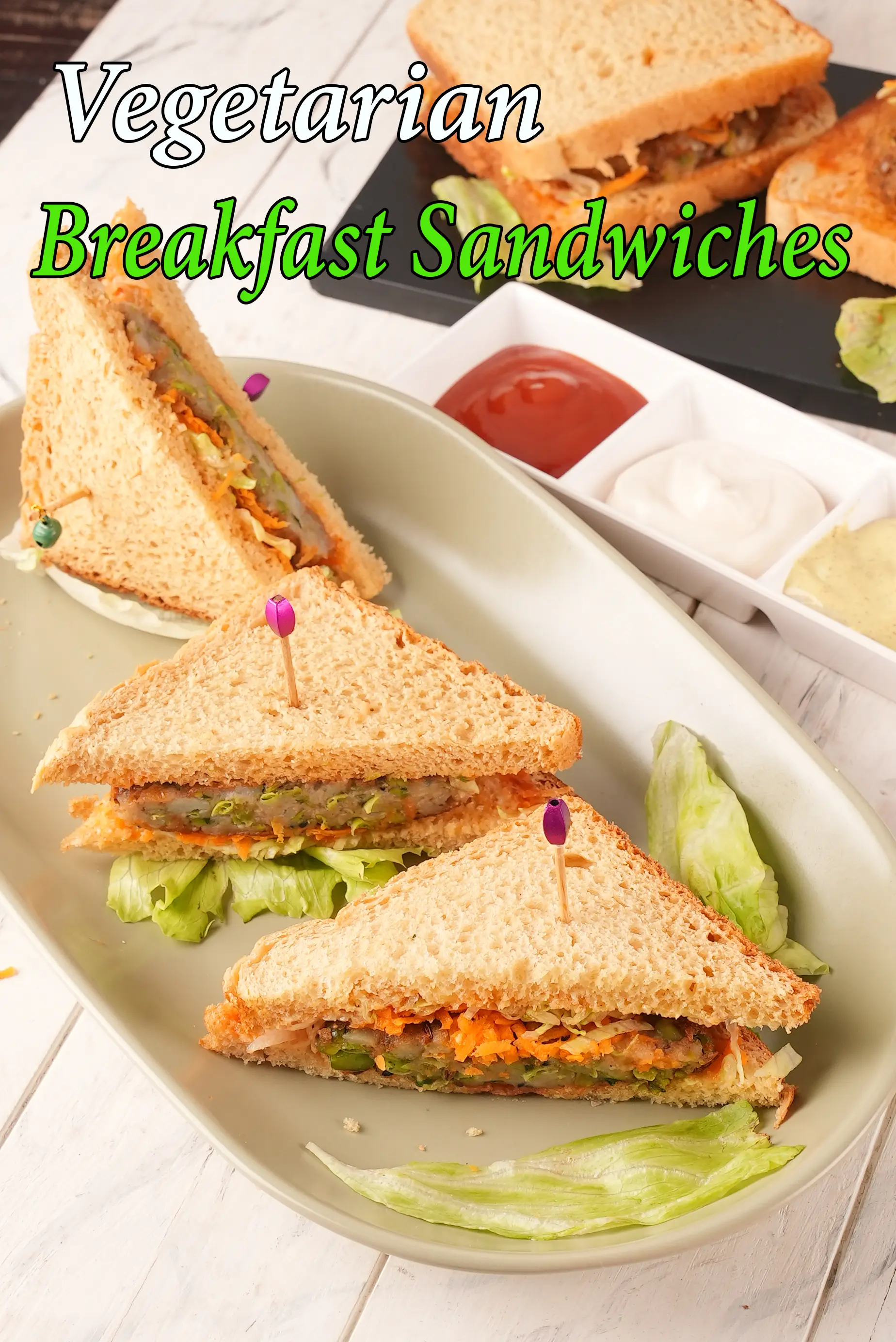 Vegetarian Breakfast Sandwiches
